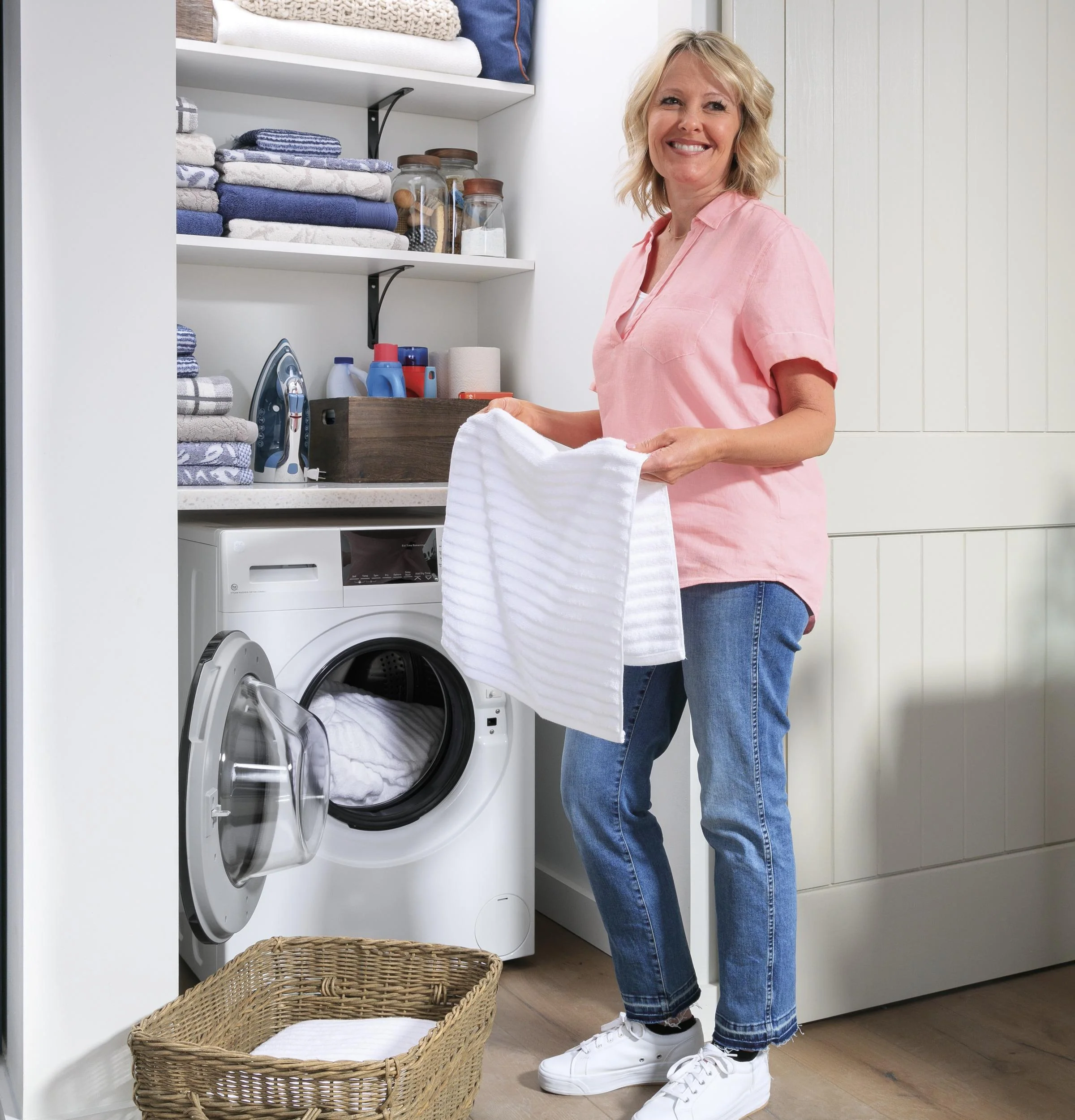 GFQ14ESSNWW GE® 24" 2.4 cu. ft.Capacity Front Load Washer/Condenser Dryer Combo - Image 15