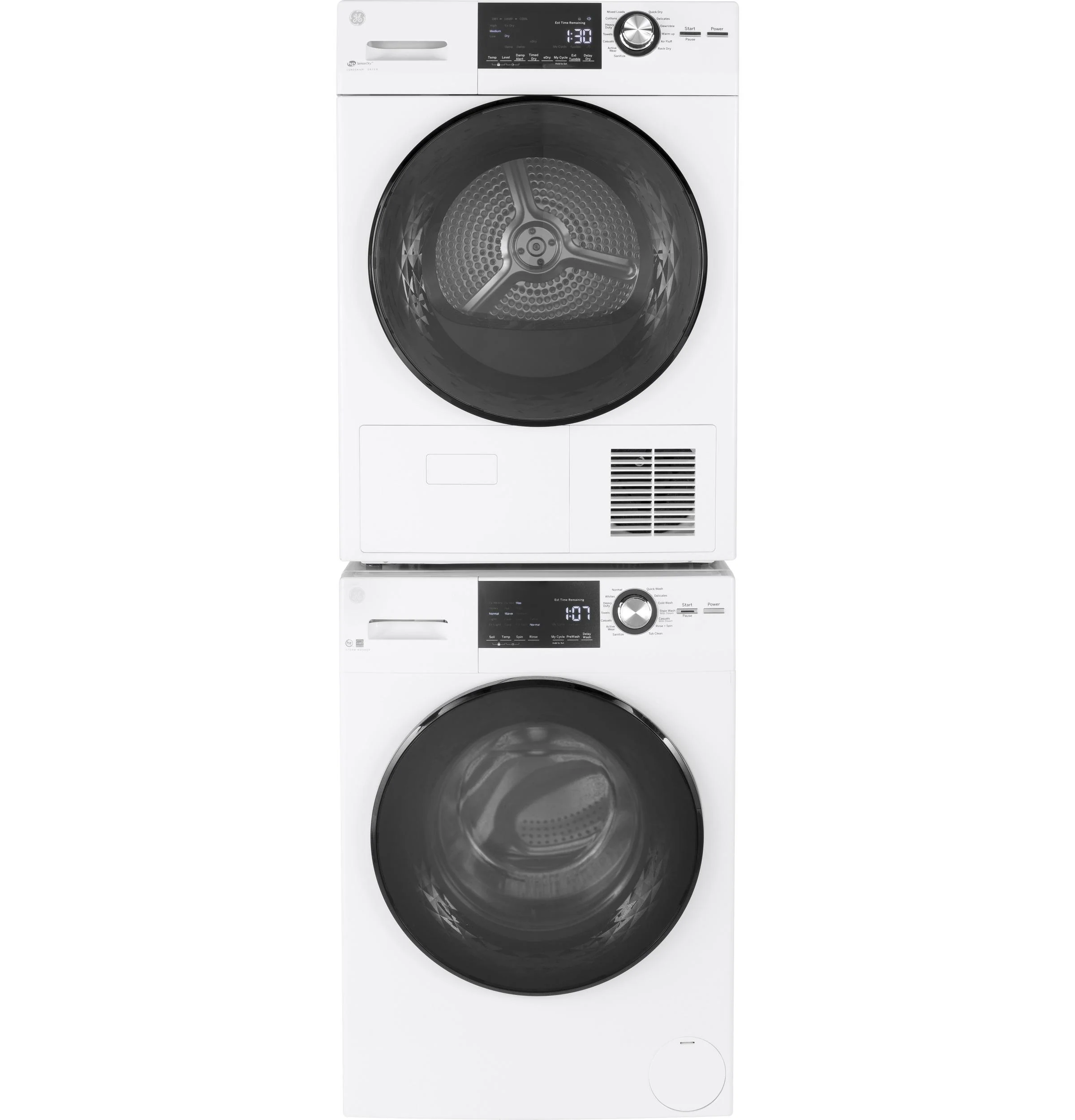 GFW148SSMWW GE® ENERGY STAR® 24" 2.4 Cu. Ft. Front Load Washer with Steam - Image 4