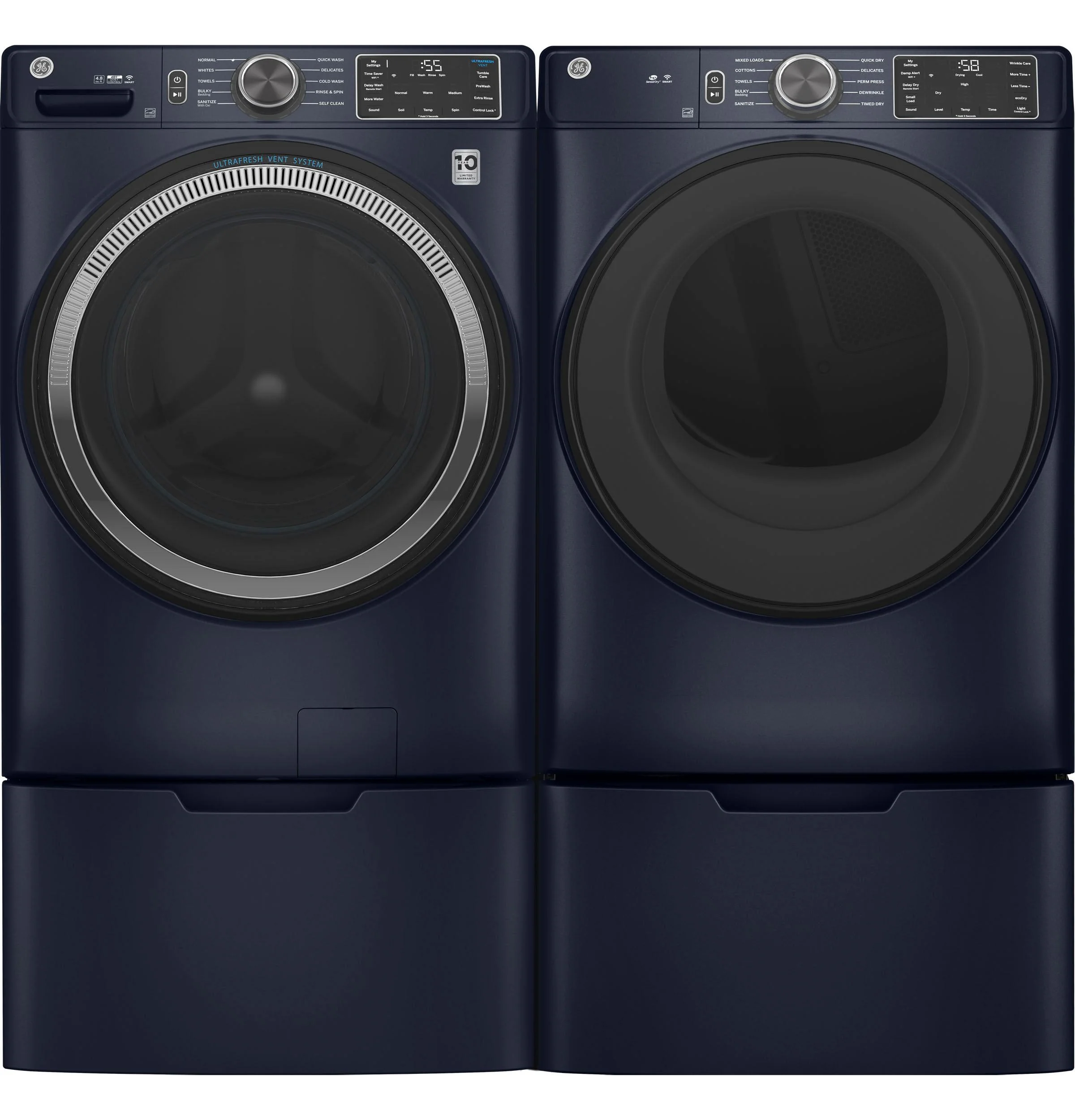 GFW550SPRRS GE® ENERGY STAR® 4.8 cu. ft. Capacity Smart Front Load Washer with UltraFresh Vent System with OdorBlock™ and Sanitize w/Oxi - Image 21