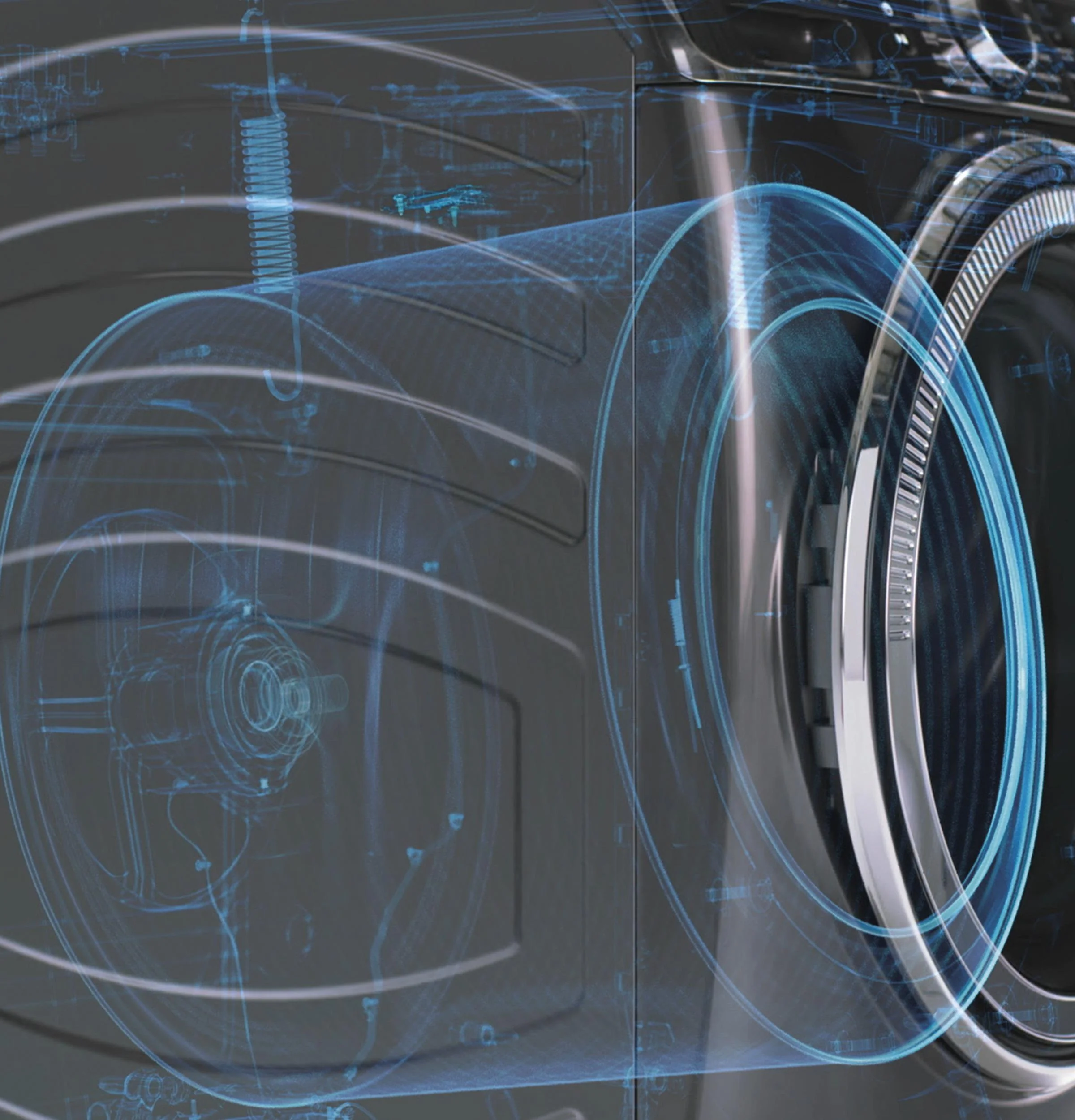 GE® 4.8 cu. ft. Capacity Smart Front Load ENERGY STAR® Steam Washer with SmartDispense™ UltraFresh Vent System with OdorBlock™ and Sanitize + Allergen - Image 54