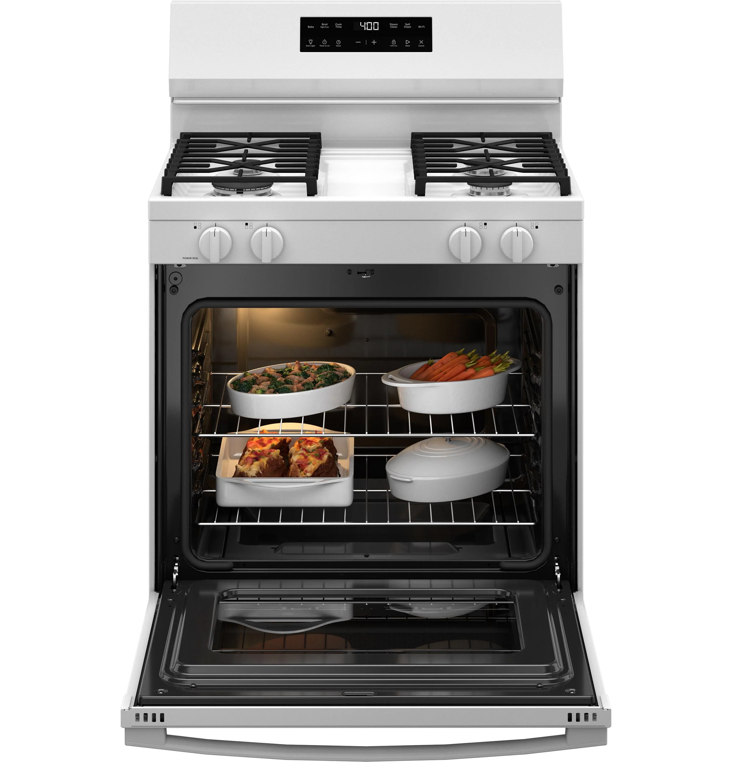 GGF400PVWW GE® 30" Free-Standing Gas Range - Image 4