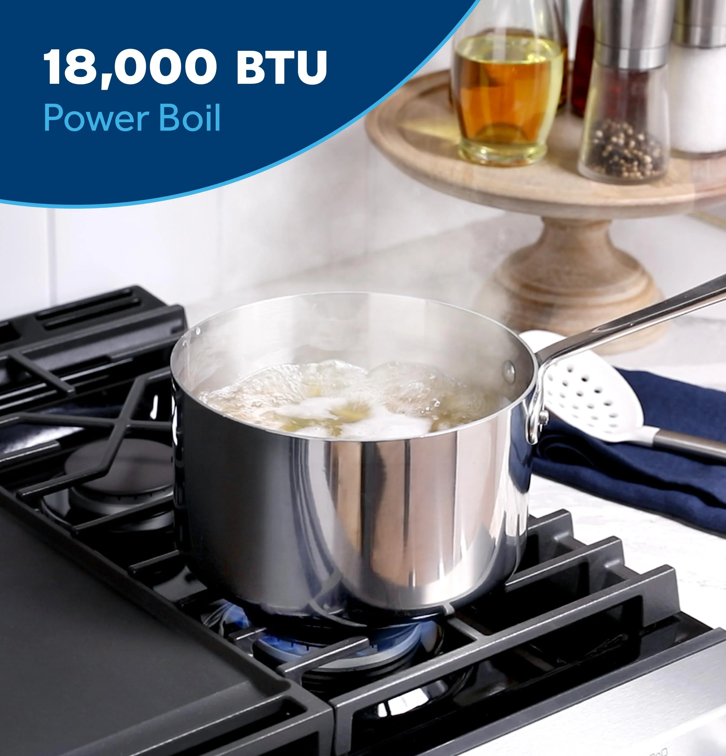 GGS600AVWW GE® 30" Slide-In Front-Control Convection Gas Range with No Preheat Air Fry and EasyWash™ Oven Tray - Image 19