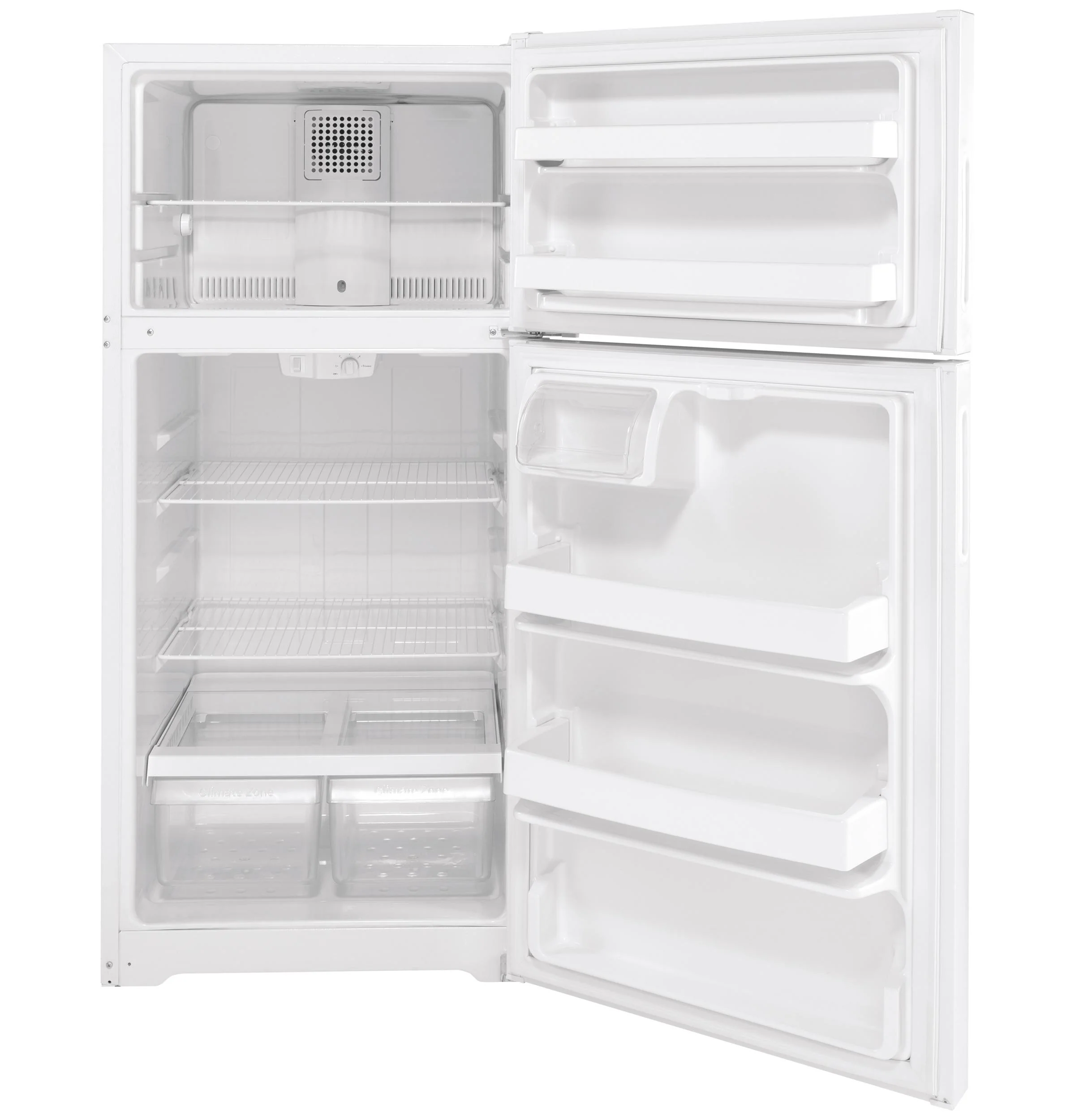GPE17CTNRWW GE® ENERGY STAR® 16.6 Cu. Ft. Recessed Handle Top-Freezer Refrigerator - Image 5