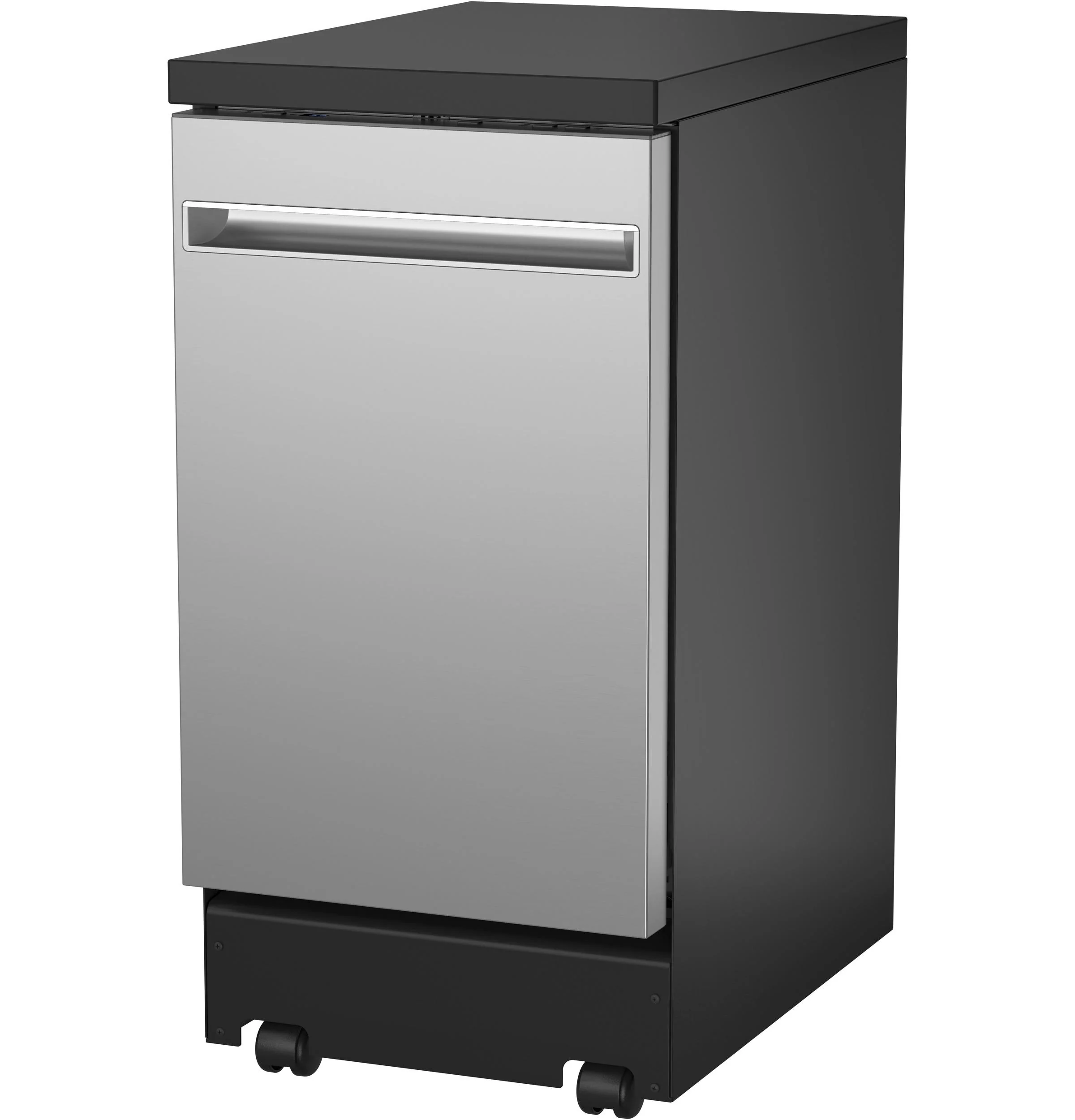 GPT145SSLSS GE® ENERGY STAR® 18" Stainless Steel Interior Portable Dishwasher with Sanitize Cycle - Image 4