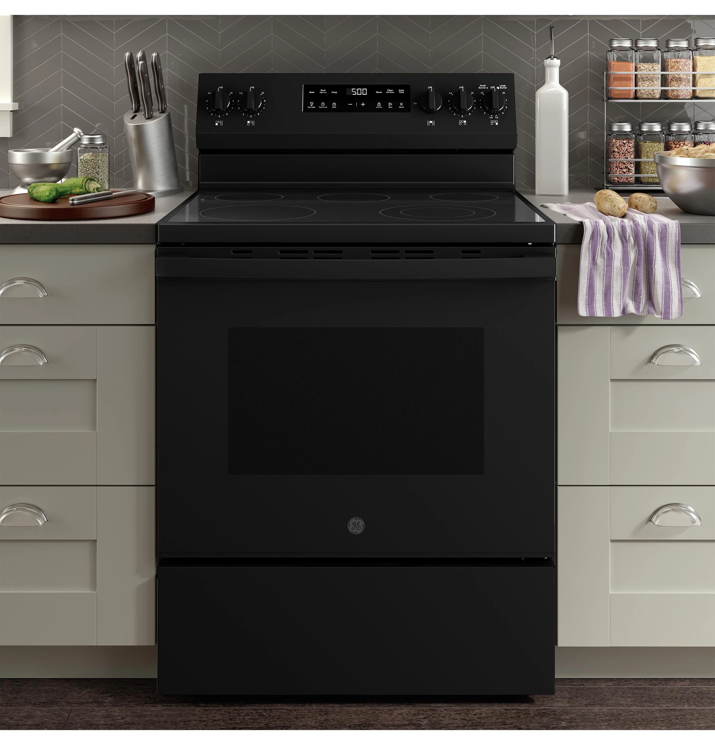 GRF500PVBB GE® ENERGY STAR® 30" Free-Standing Electric Range with Crisp Mode - Image 6