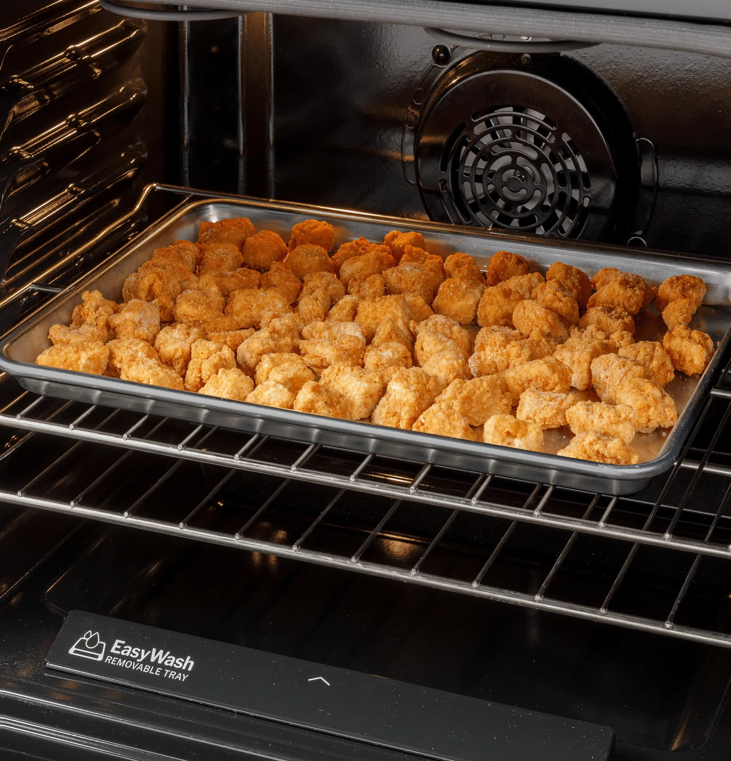 GRF600AVBB GE® ENERGY STAR® 30" Free-Standing Electric Convection Range with No Preheat Air Fry and EasyWash™ Oven Tray - Image 24