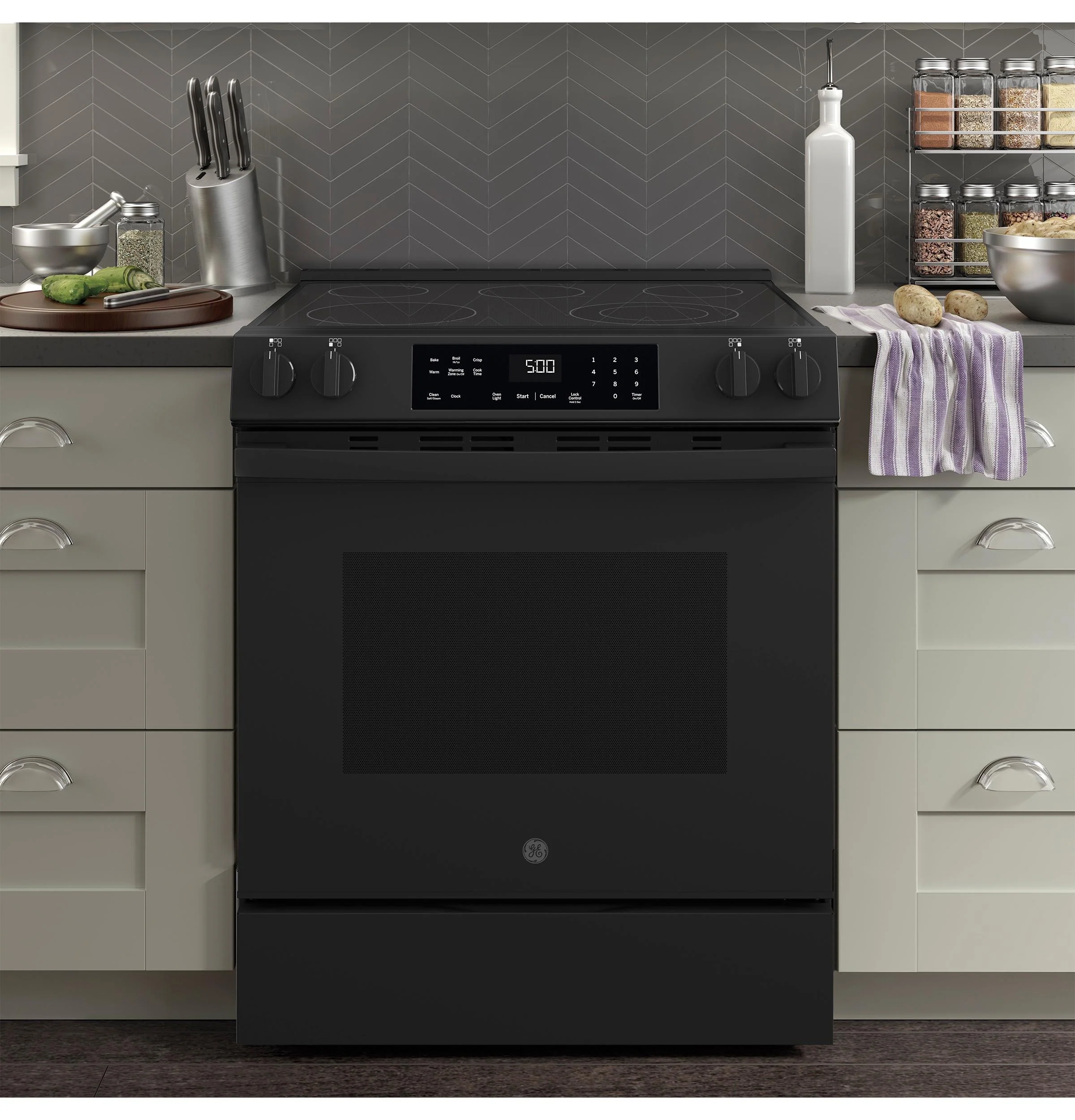 GRS500PVBB GE® ENERGY STAR® 30" Slide-In Electric Range with Crisp Mode - Image 6