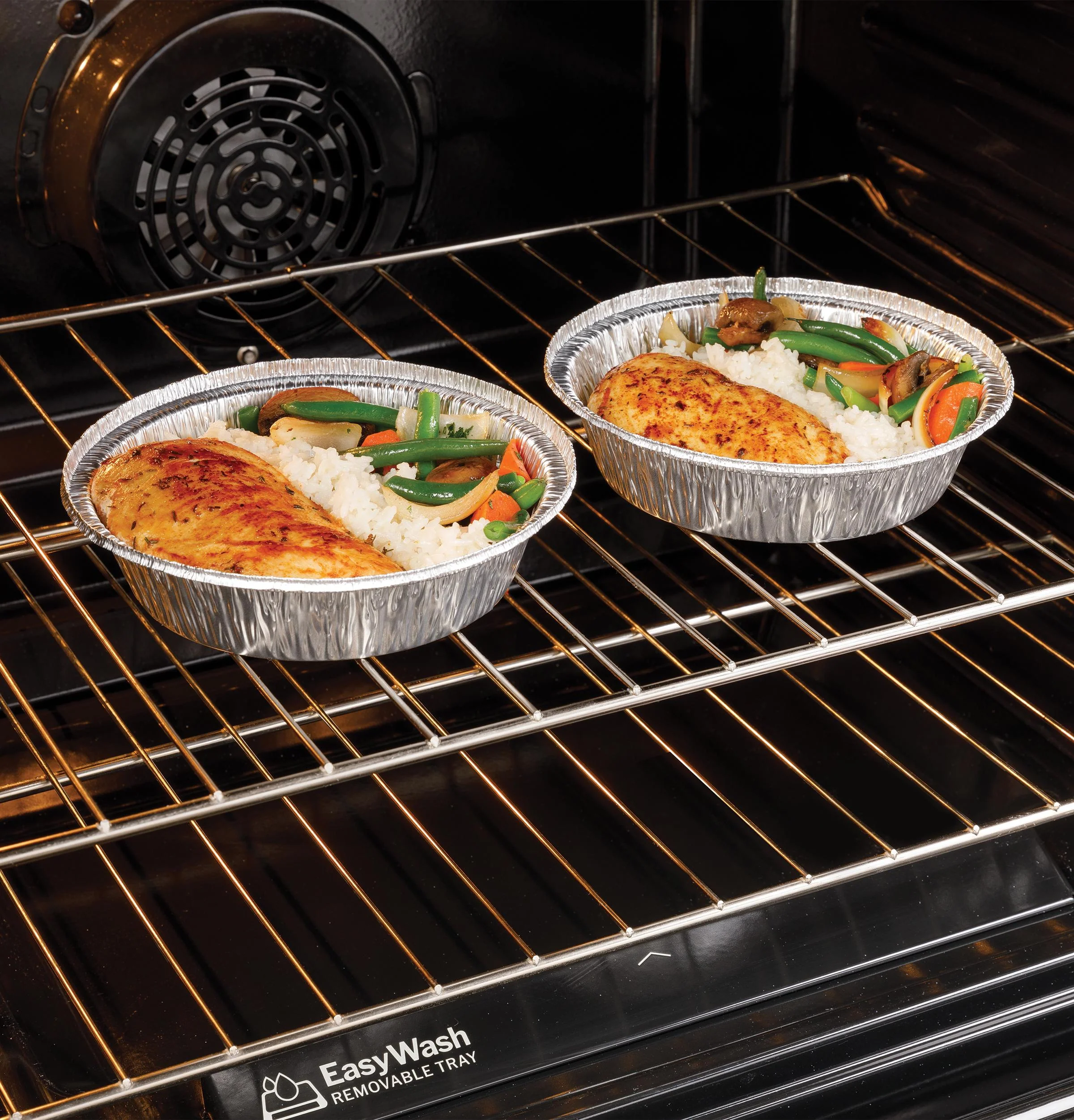 GRS600AVES GE® ENERGY STAR® 30" Slide-In Electric Convection Range with No Preheat Air Fry and EasyWash™ Oven Tray - Image 16