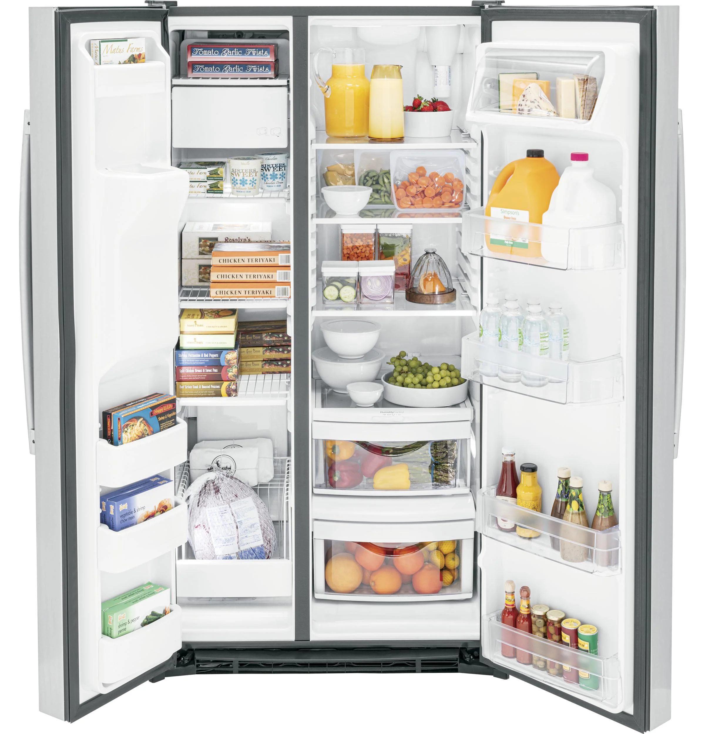 GSE25GYPFS GE® ENERGY STAR® 25.3 Cu. Ft. Side-By-Side Refrigerator - Image 2