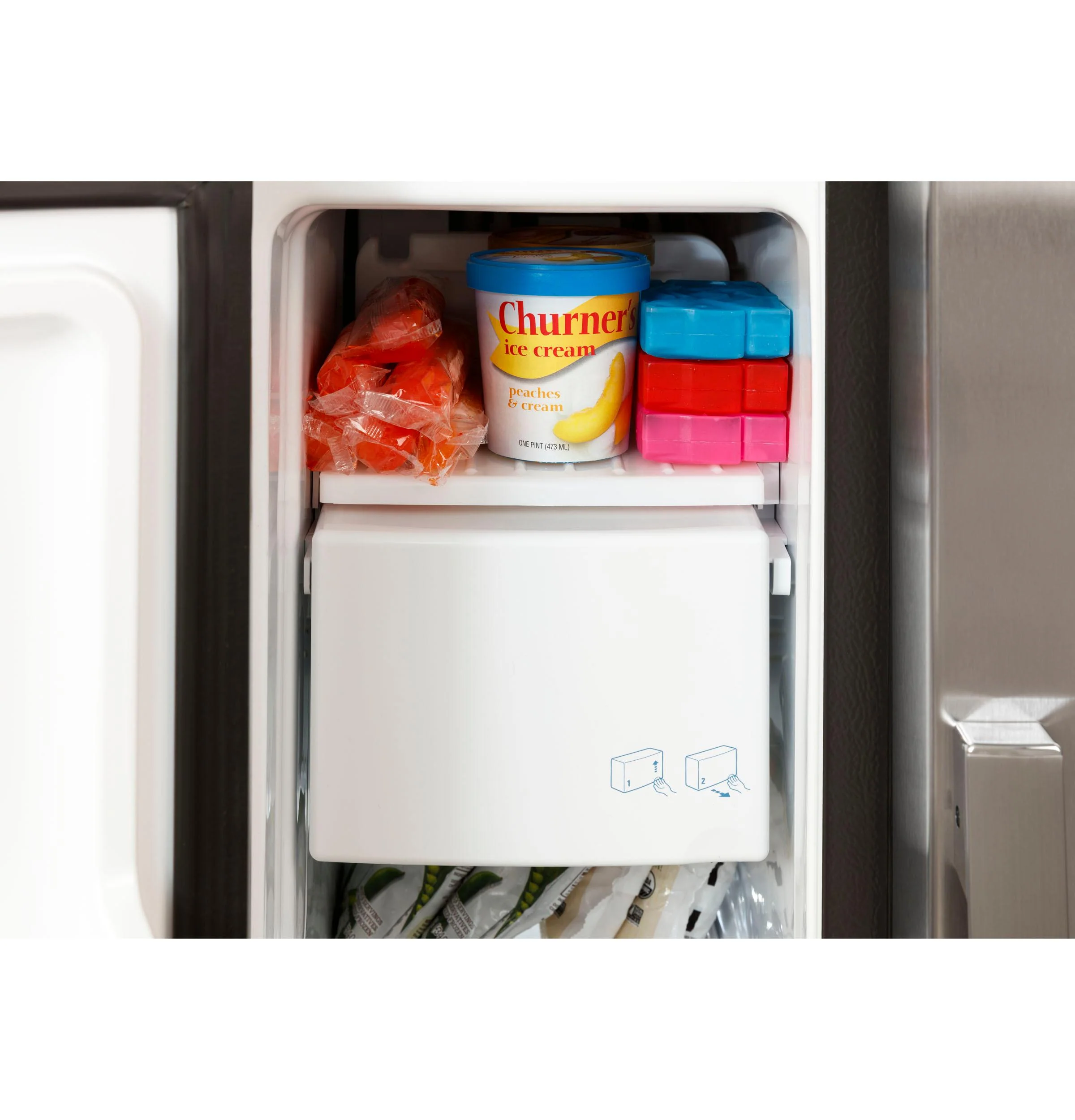 GE® 23.0 Cu. Ft. Side-By-Side Refrigerator - Image 18