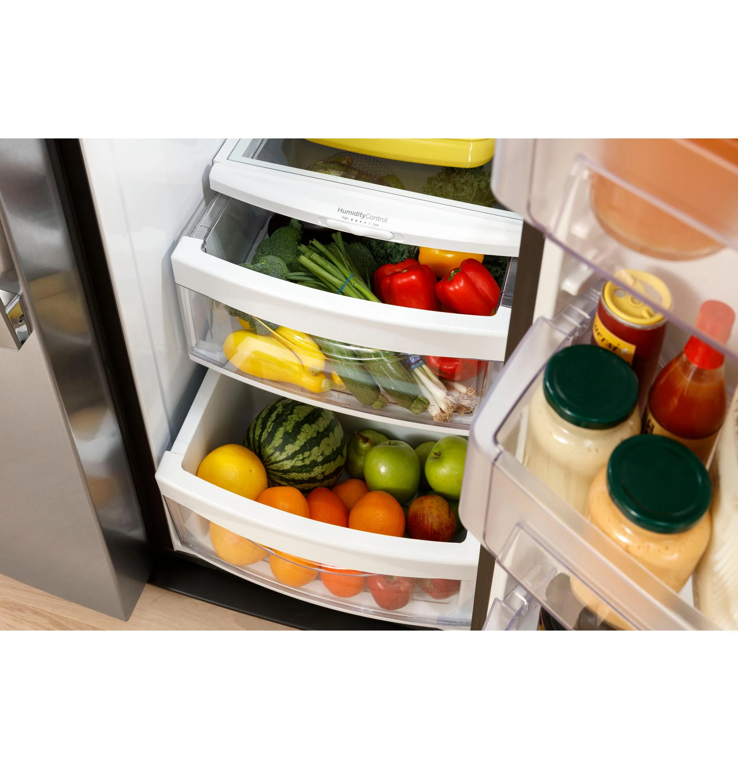 GE® 25.3 Cu. Ft. Side-By-Side Refrigerator - Image 18