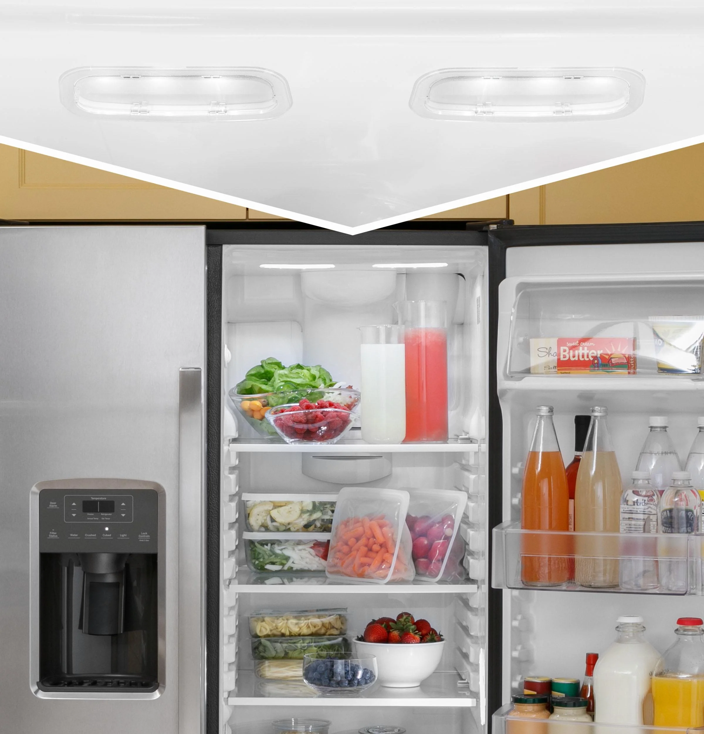 GSS25GGPWW GE® 25.3 Cu. Ft. Side-By-Side Refrigerator - Image 42