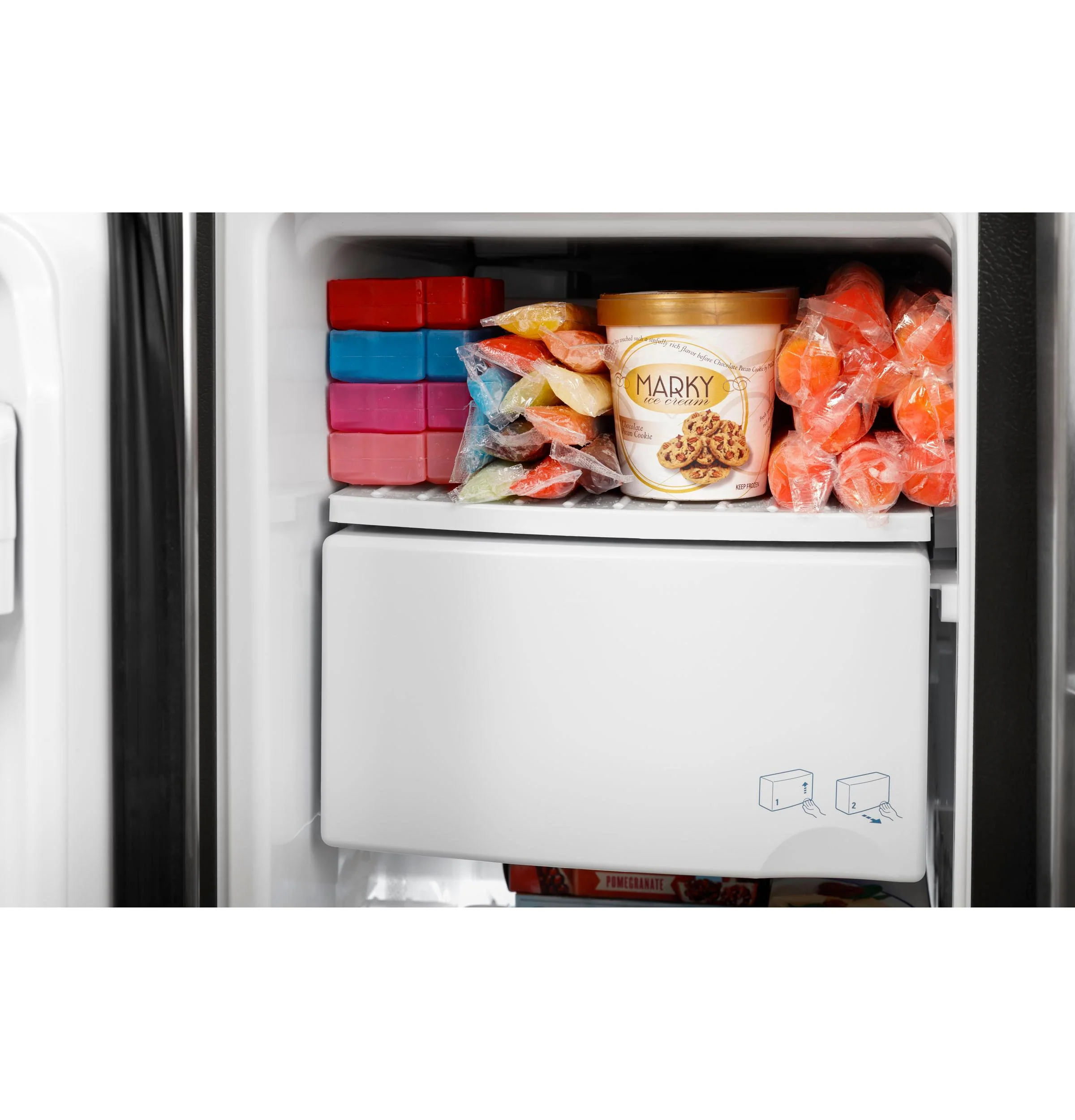 GSS25GYPFS GE 25.3 Cu. Ft. Side-By-Side Refrigerator - Image 13