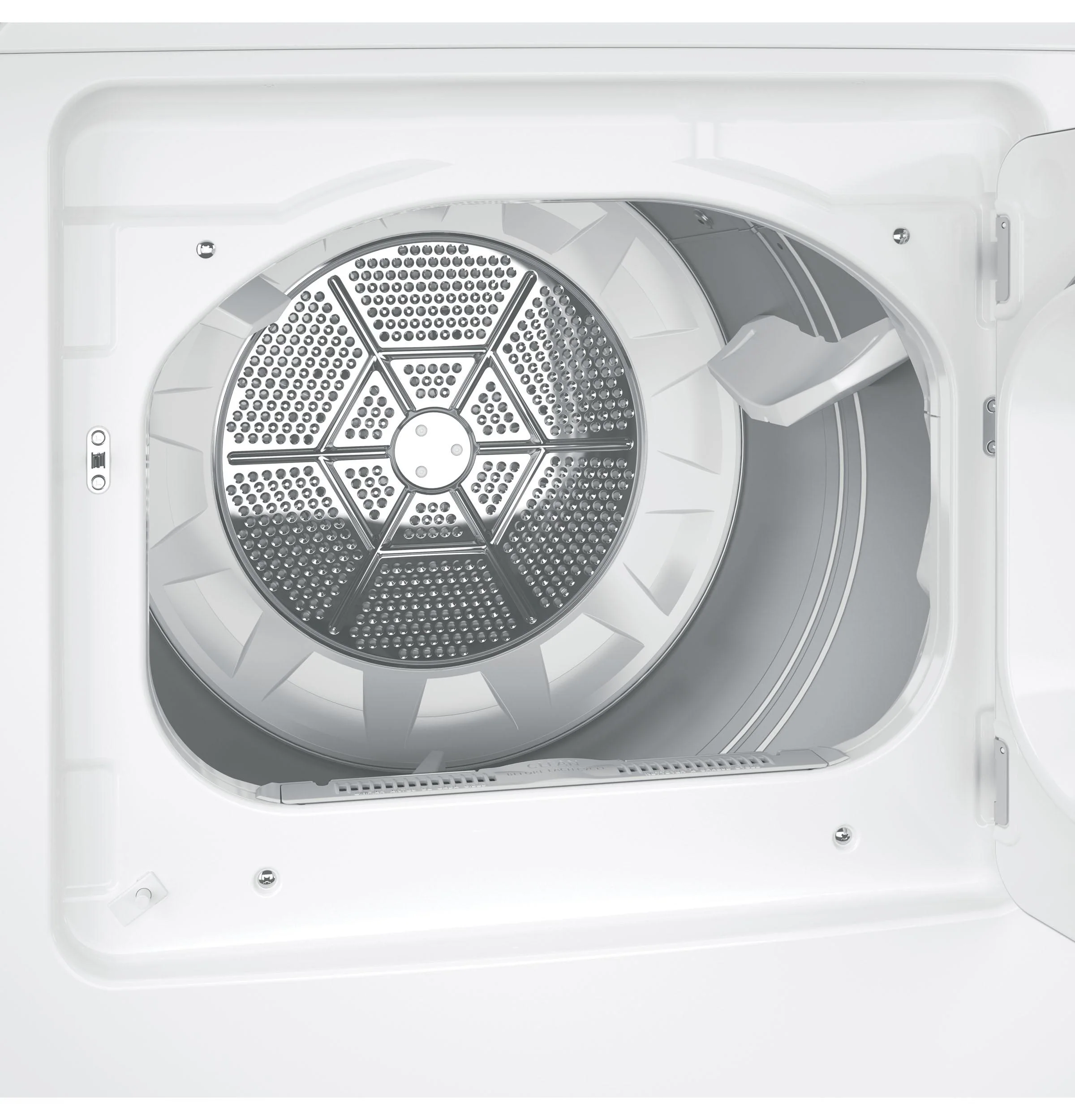 GE APPLIANCES GE(R) 7.2 cu. ft. Capacity aluminized alloy drum Electric Dryer - Image 6