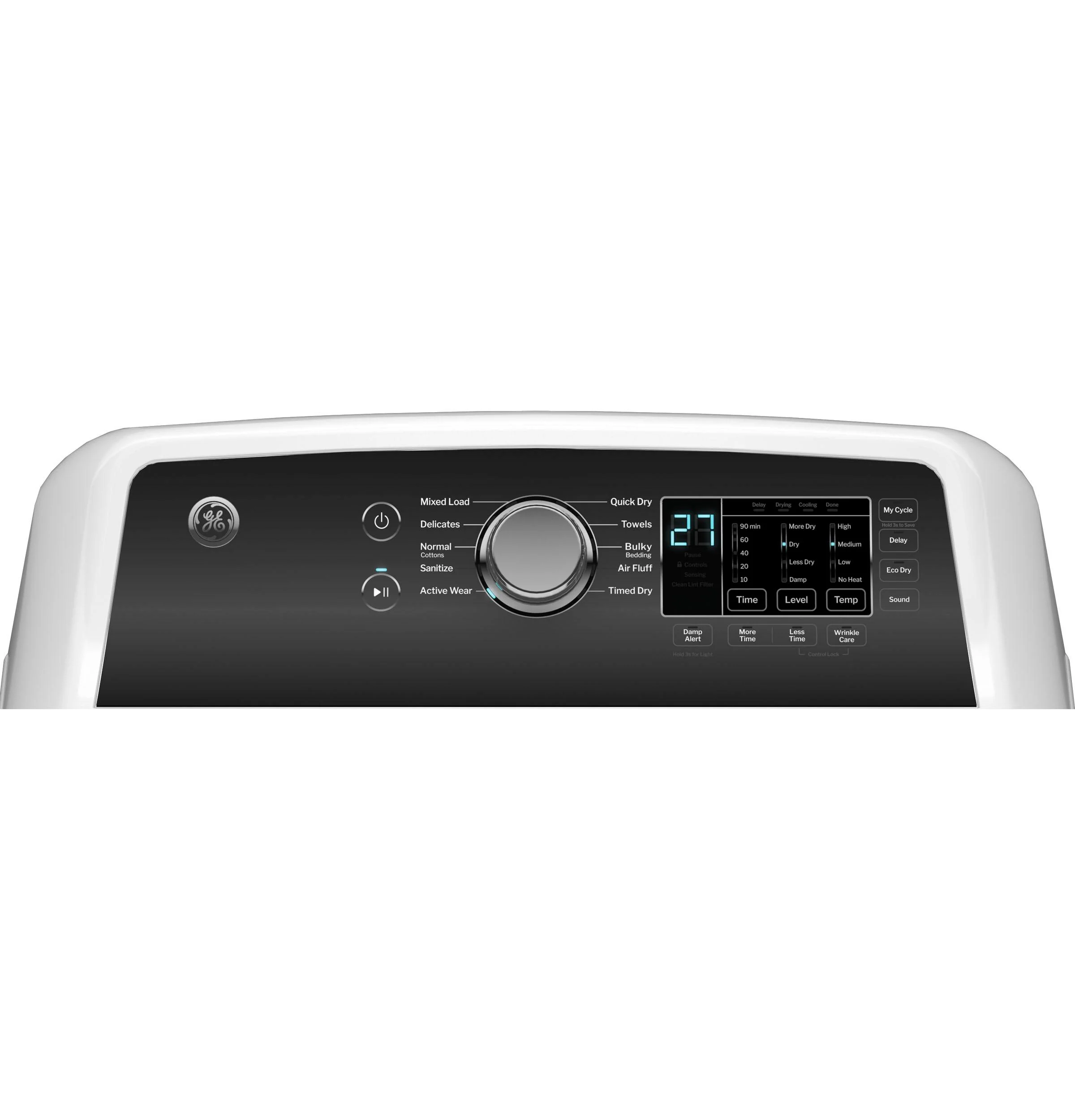 GTD58GBSVWS GE® 7.4 cu. ft. Capacity Gas Dryer with Up To 120 ft. Venting and Sensor Dry - Image 5