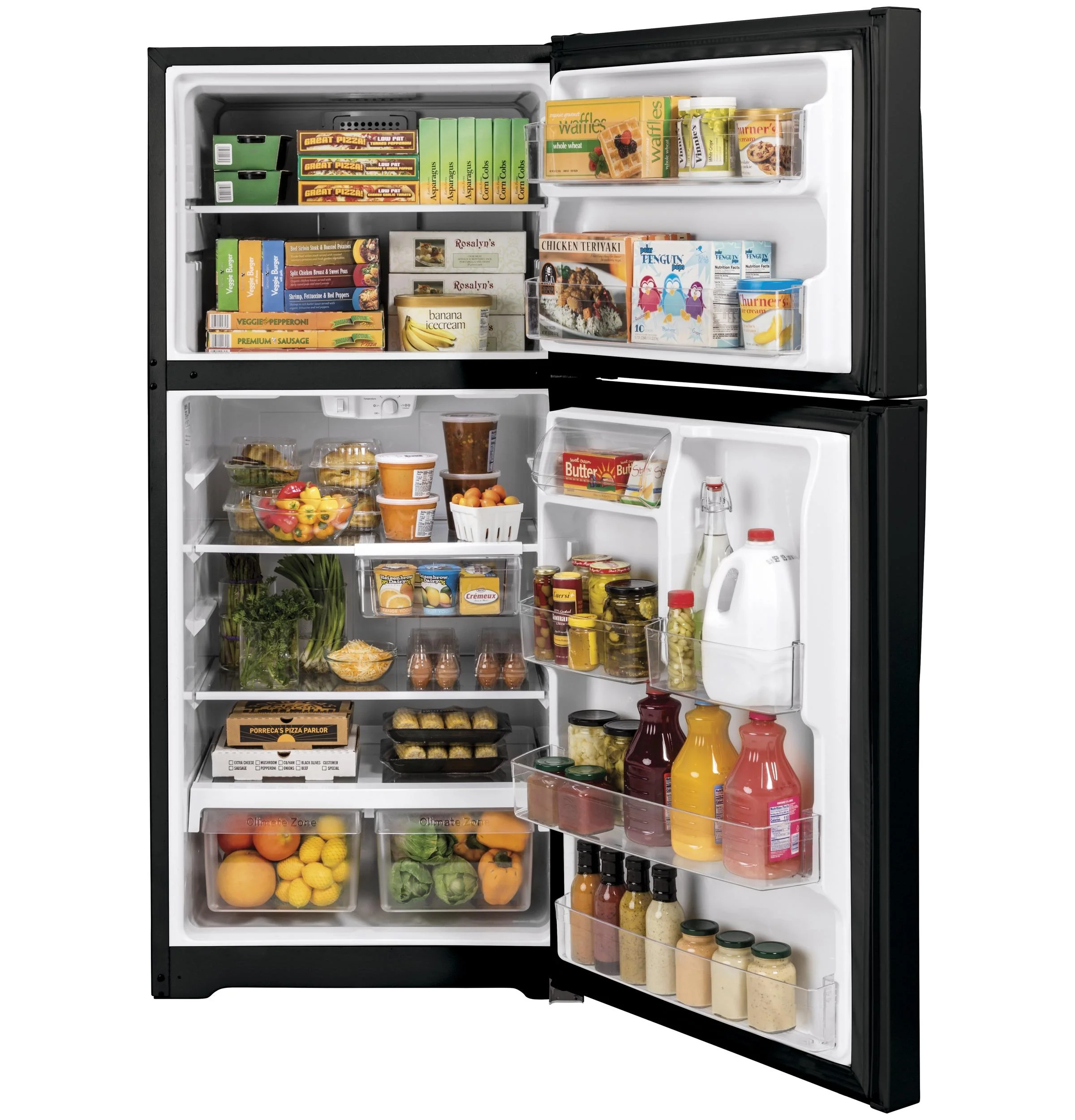 GTS19KGNRBB GE 19.2 Cu. Ft. Garage Ready Top-Freezer Refrigerator - Image 2