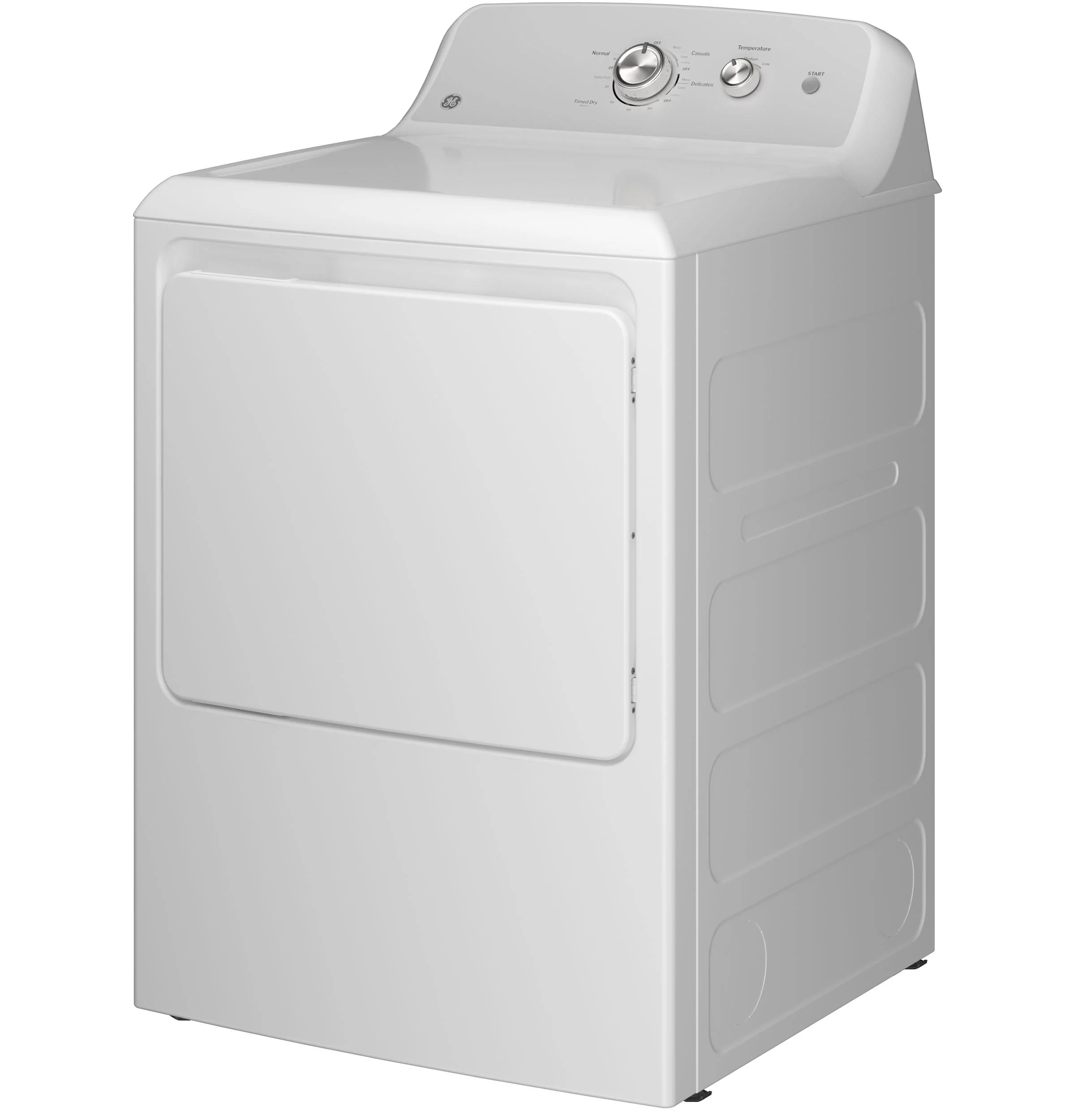 GTX38GASWWS GE® 6.2 cu. ft. Capacity Gas Dryer with Up To 120 ft. Venting and Shallow Depth - Image 5