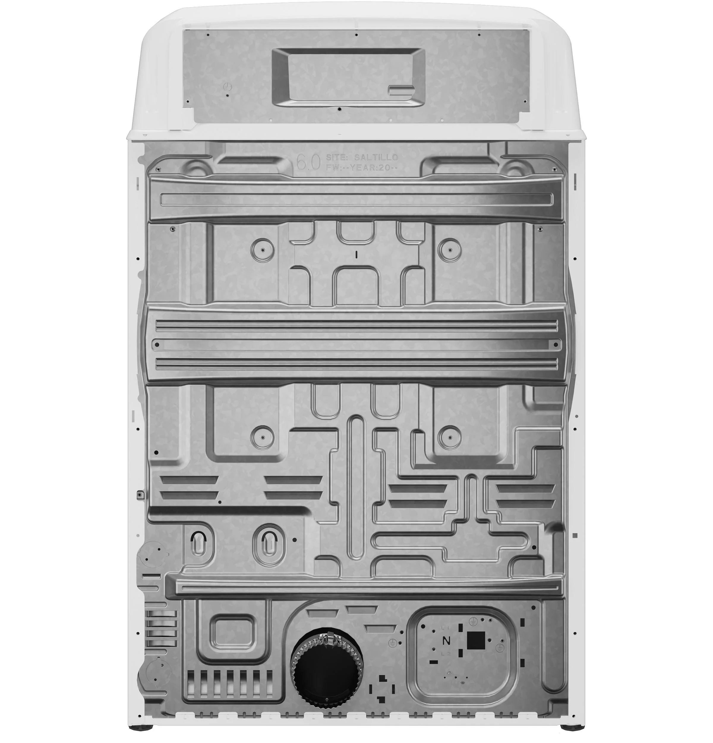 GTX38GASWWS GE® 6.2 cu. ft. Capacity Gas Dryer with Up To 120 ft. Venting and Shallow Depth - Image 6