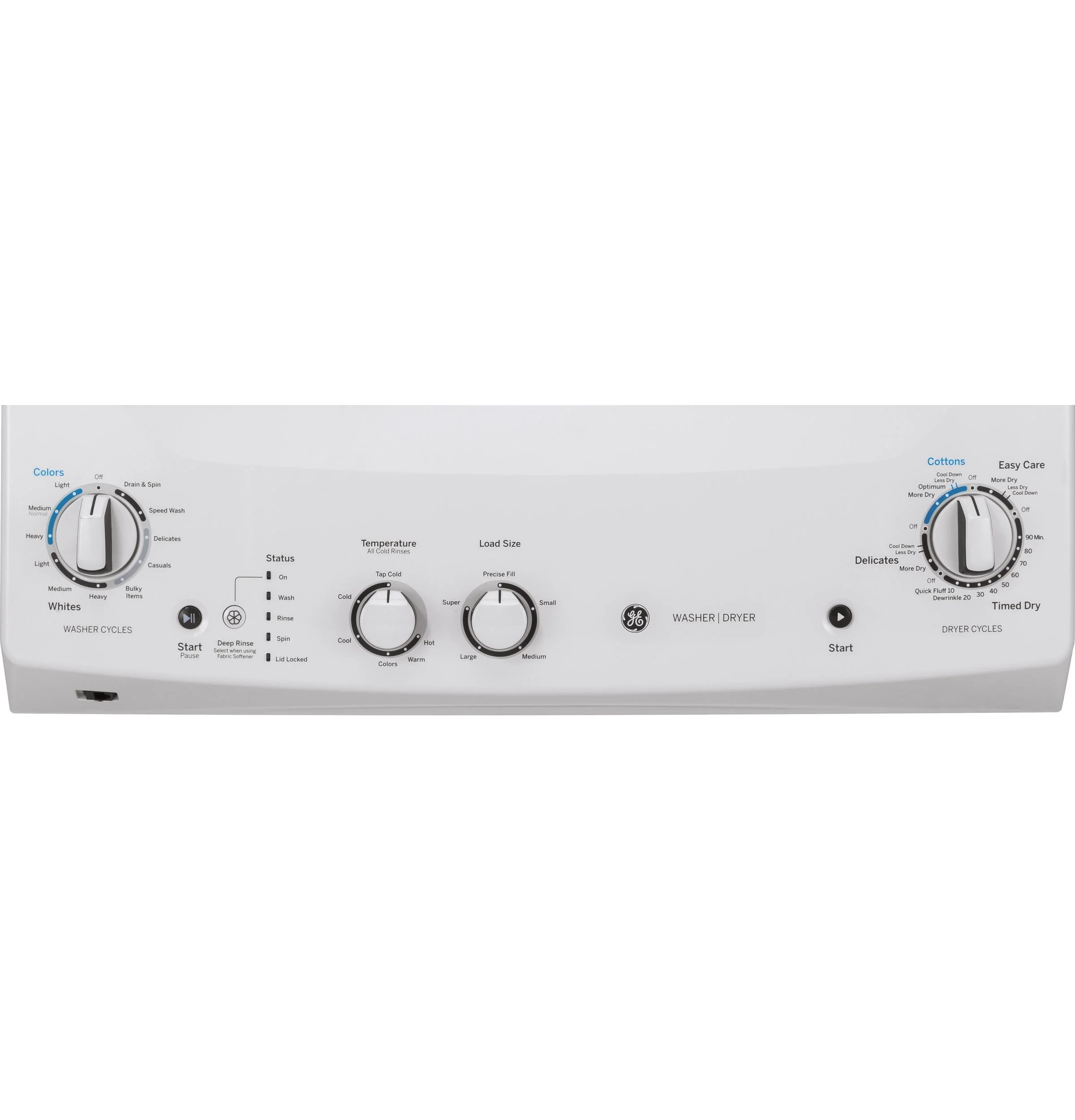 GUD27ESSMWW GE Unitized Spacemaker® 3.8 cu. ft. Capacity Washer with Stainless Steel Basket and 5.9 cu. ft. Capacity Electric Dryer - Image 22