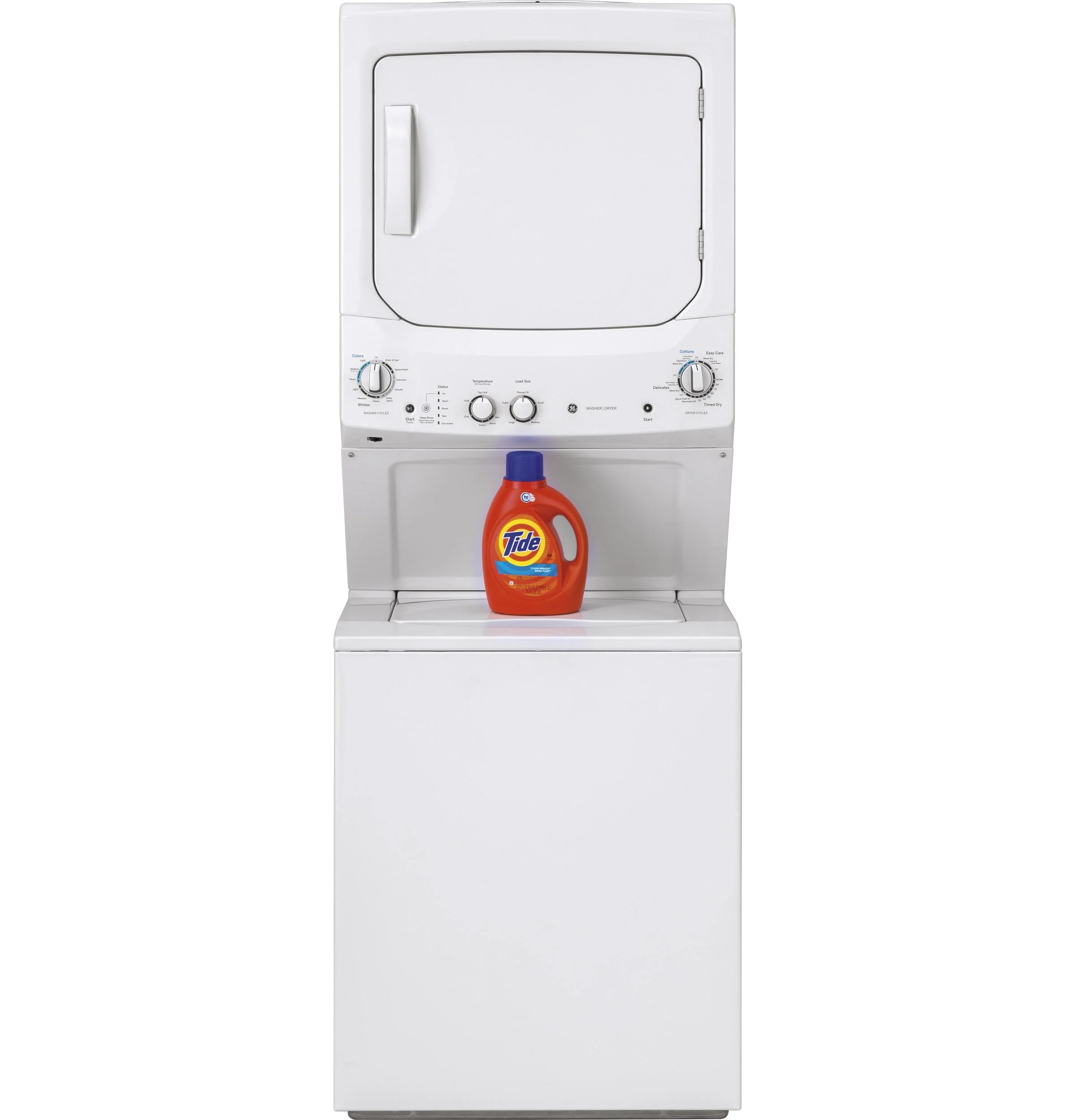 GUD27ESSMWW GE Unitized Spacemaker® 3.8 cu. ft. Capacity Washer with Stainless Steel Basket and 5.9 cu. ft. Capacity Electric Dryer - Image 23