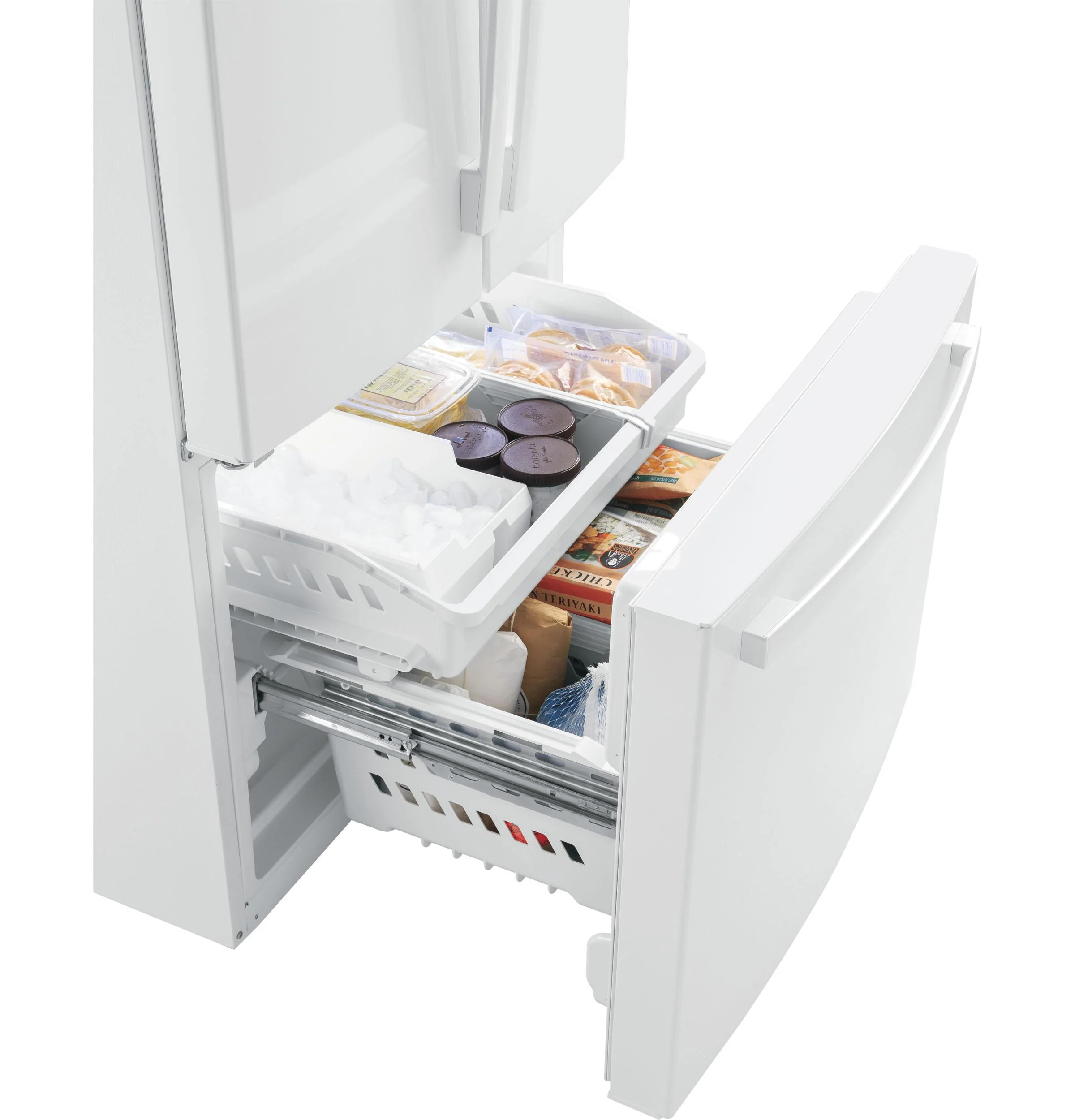 GWE19JGLWW GE® ENERGY STAR® 18.6 Cu. Ft. Counter-Depth French-Door Refrigerator - Image 18