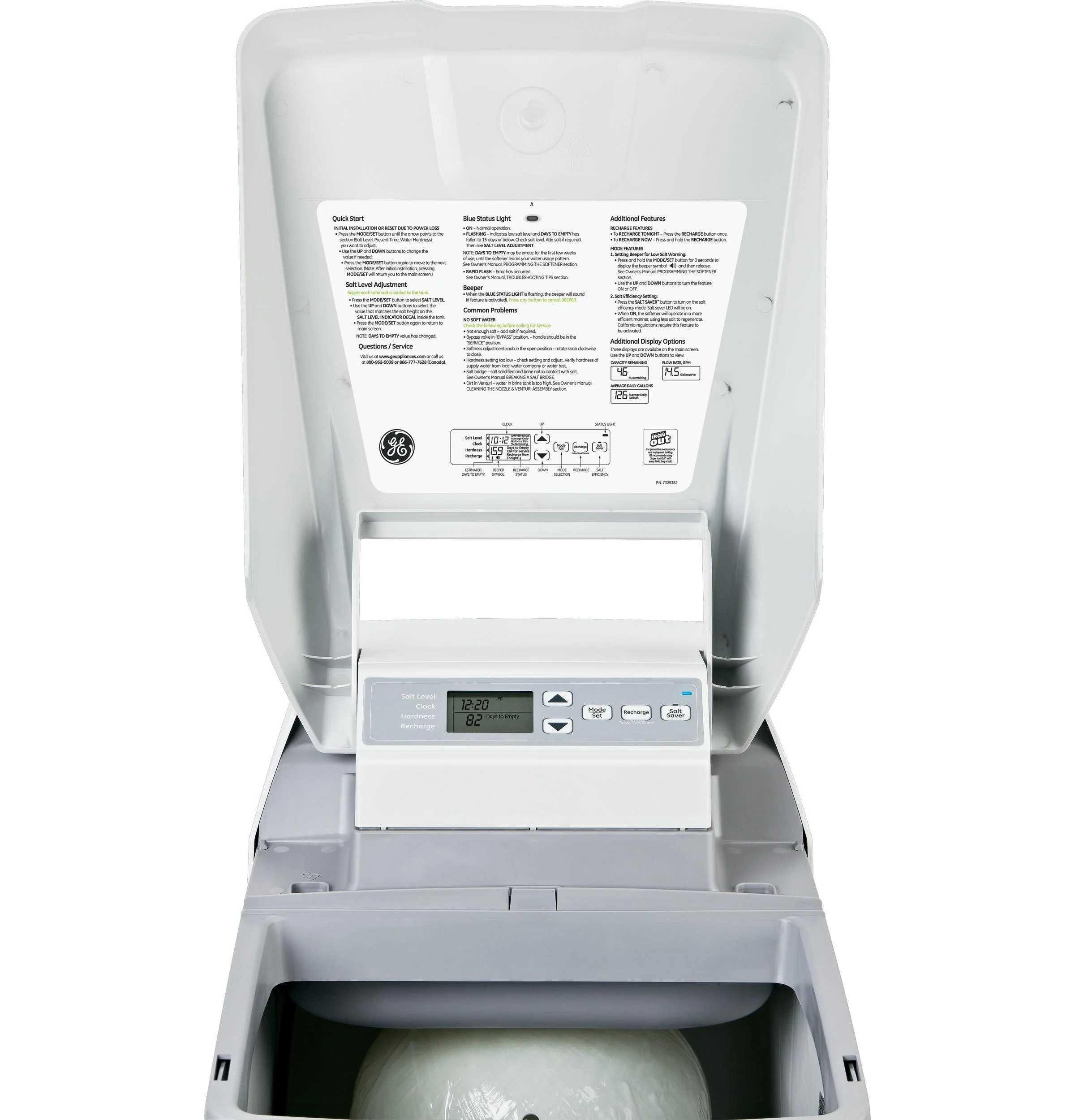 GE® 45,000 Grain Water Softener - Image 6