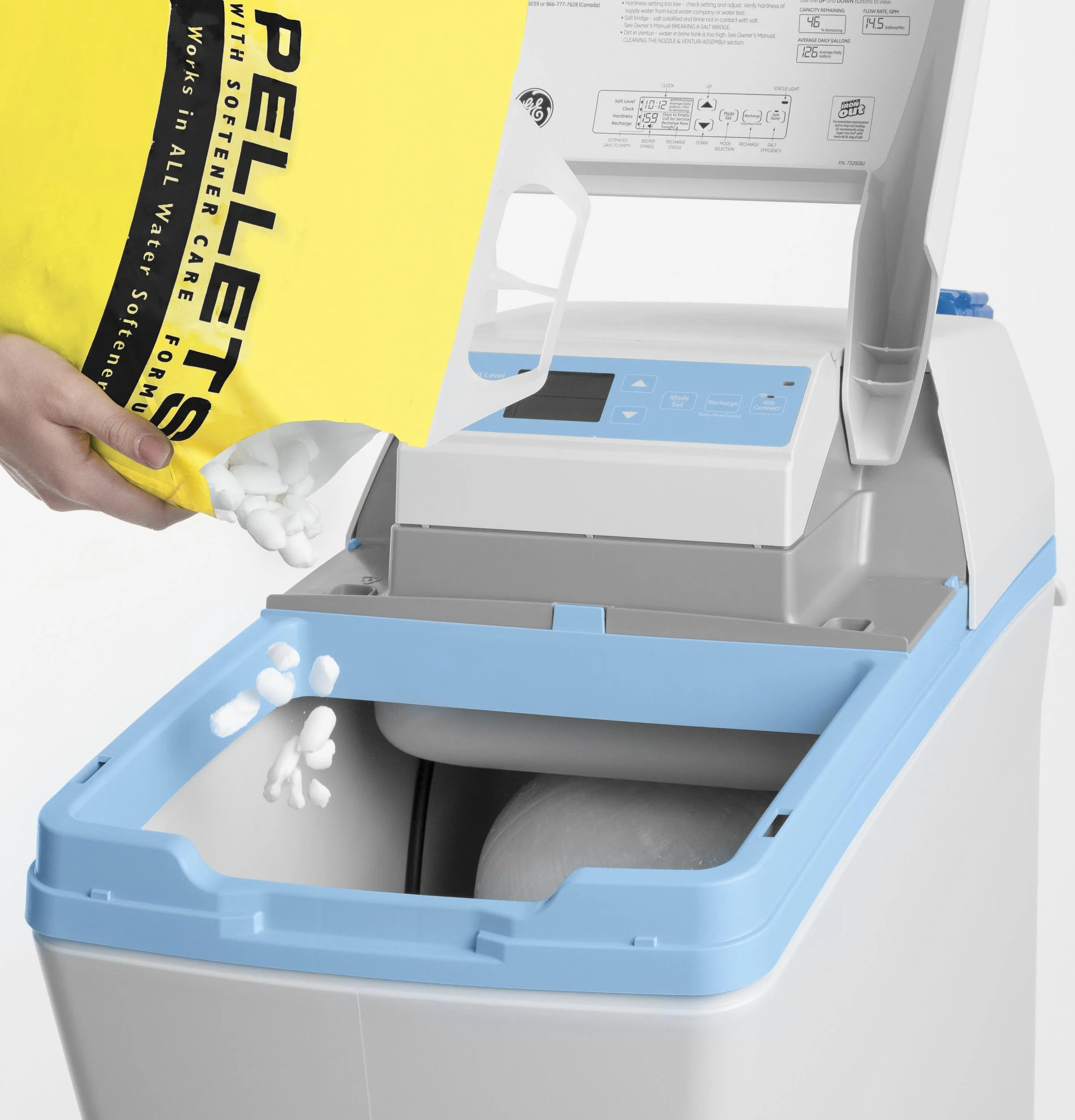GXSHC40N GE® Smart 40,000 Grain Water Softener - Image 8