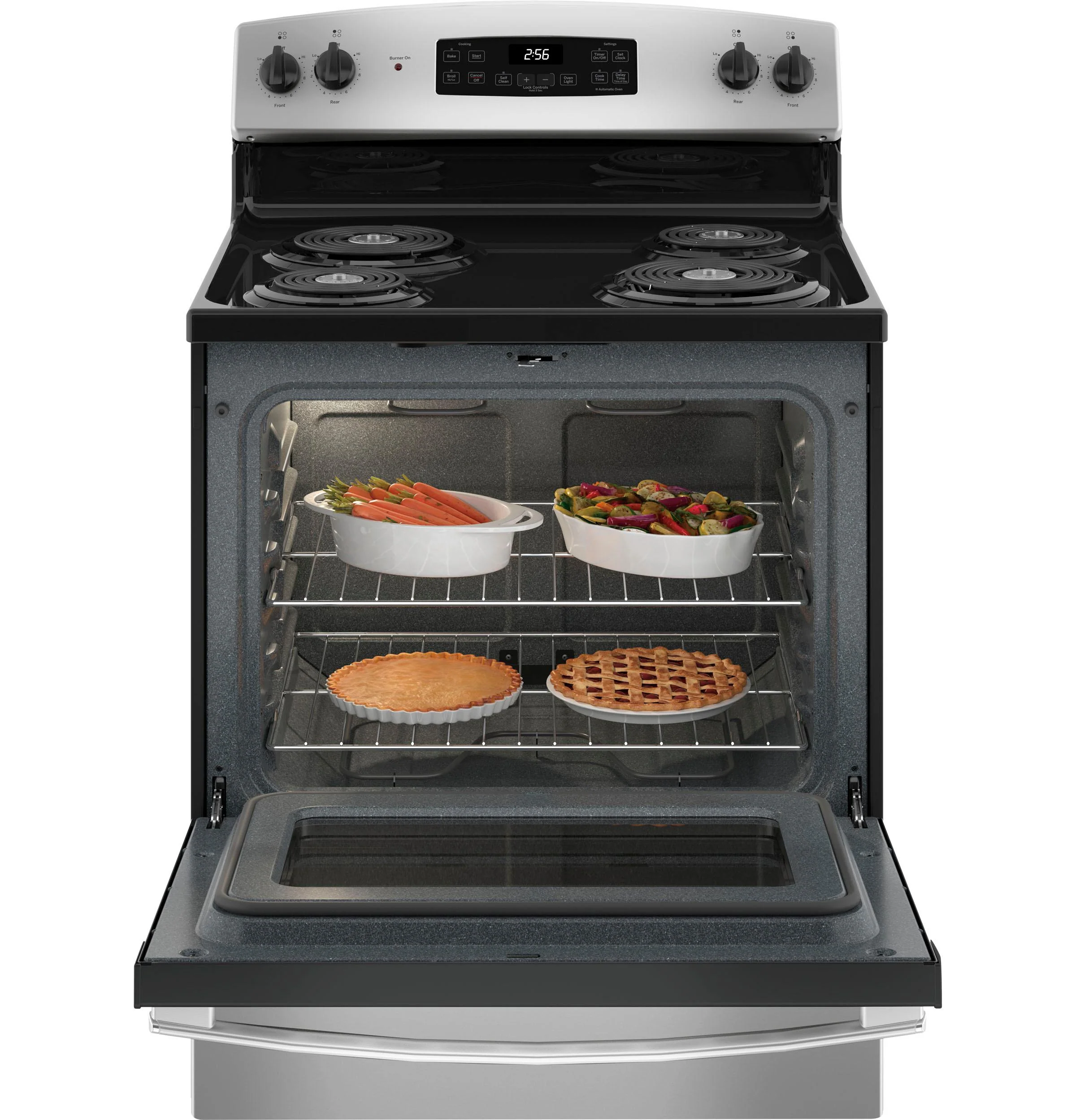 JB256RTSS GE® ENERGY STAR® 30" Free-Standing Self-Clean Electric Range - Image 3