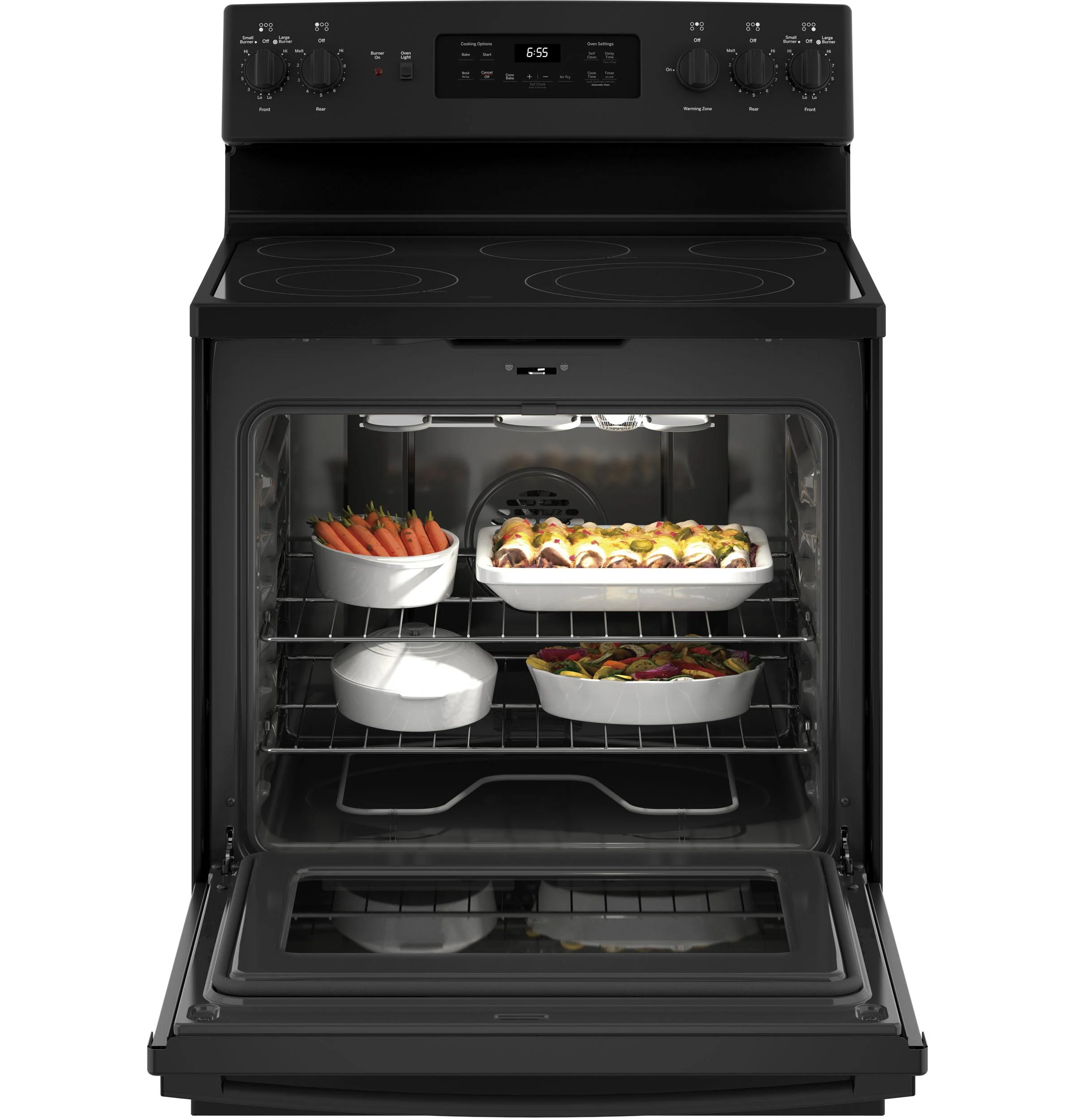 GE® 30" Free-Standing Electric Convection Range - Image 5