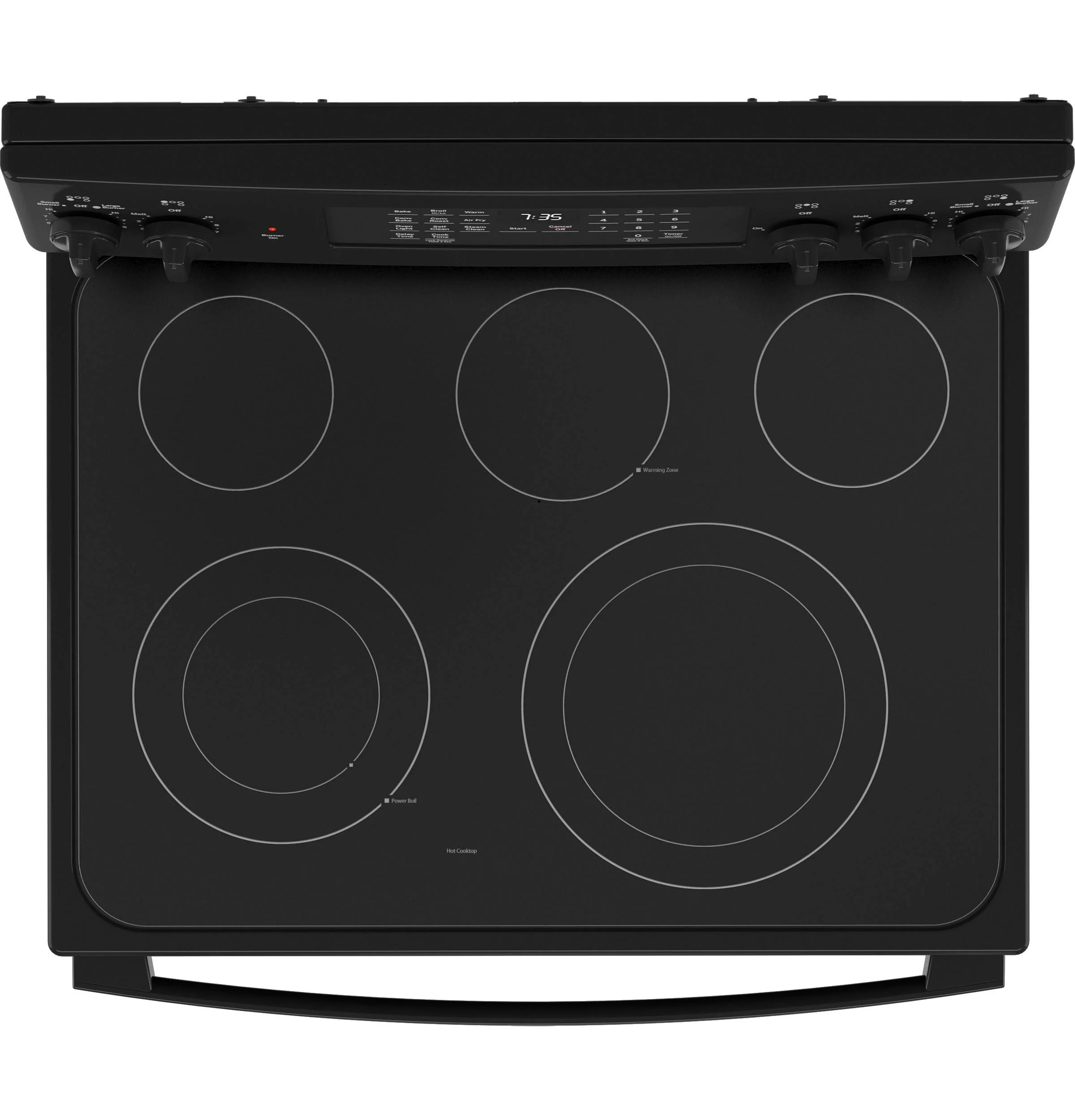 GE® 30" Free-Standing Electric Convection Range with No Preheat Air Fry - Image 5