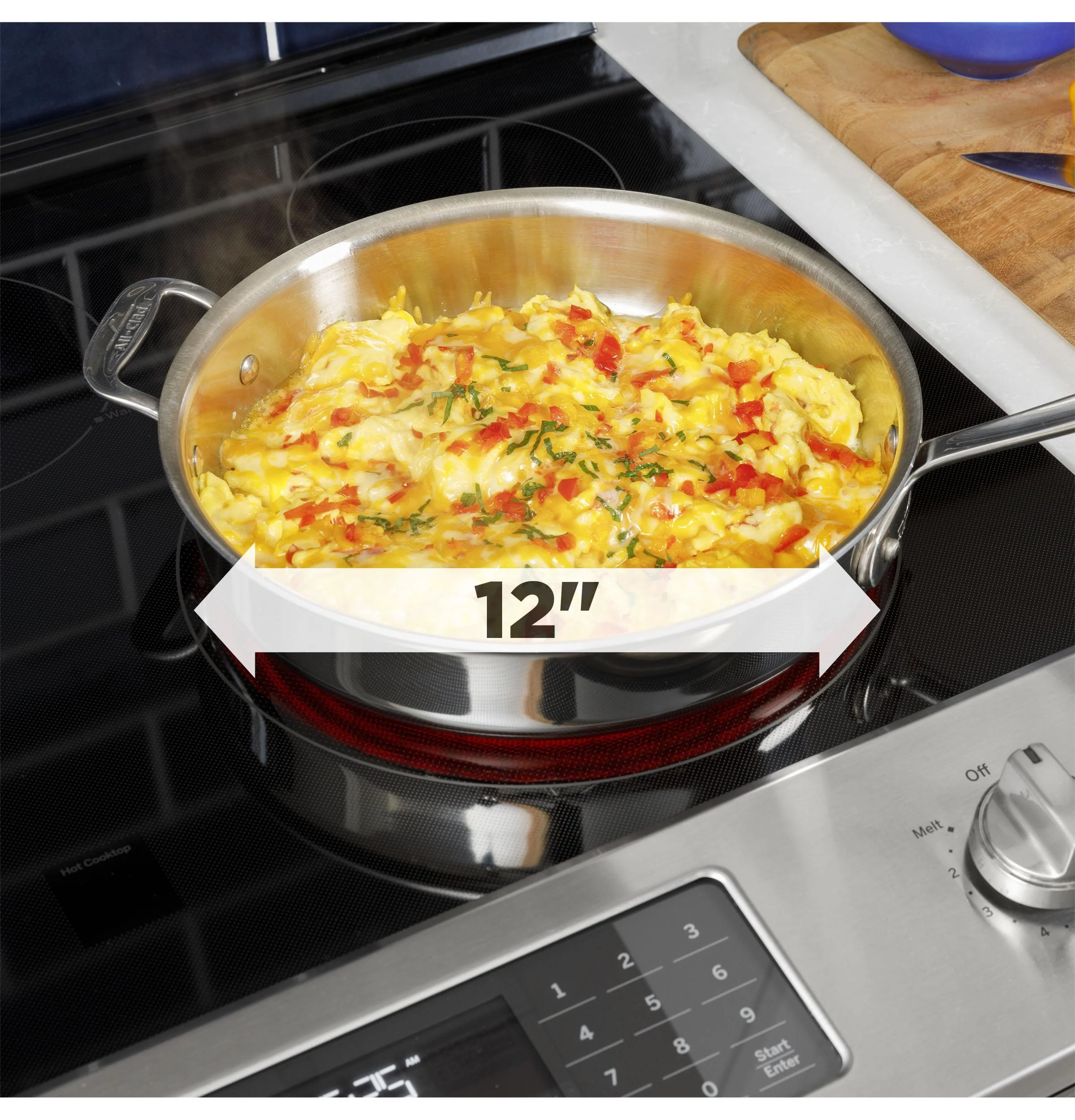GE® 30" Free-Standing Electric Convection Range with No Preheat Air Fry - Image 8