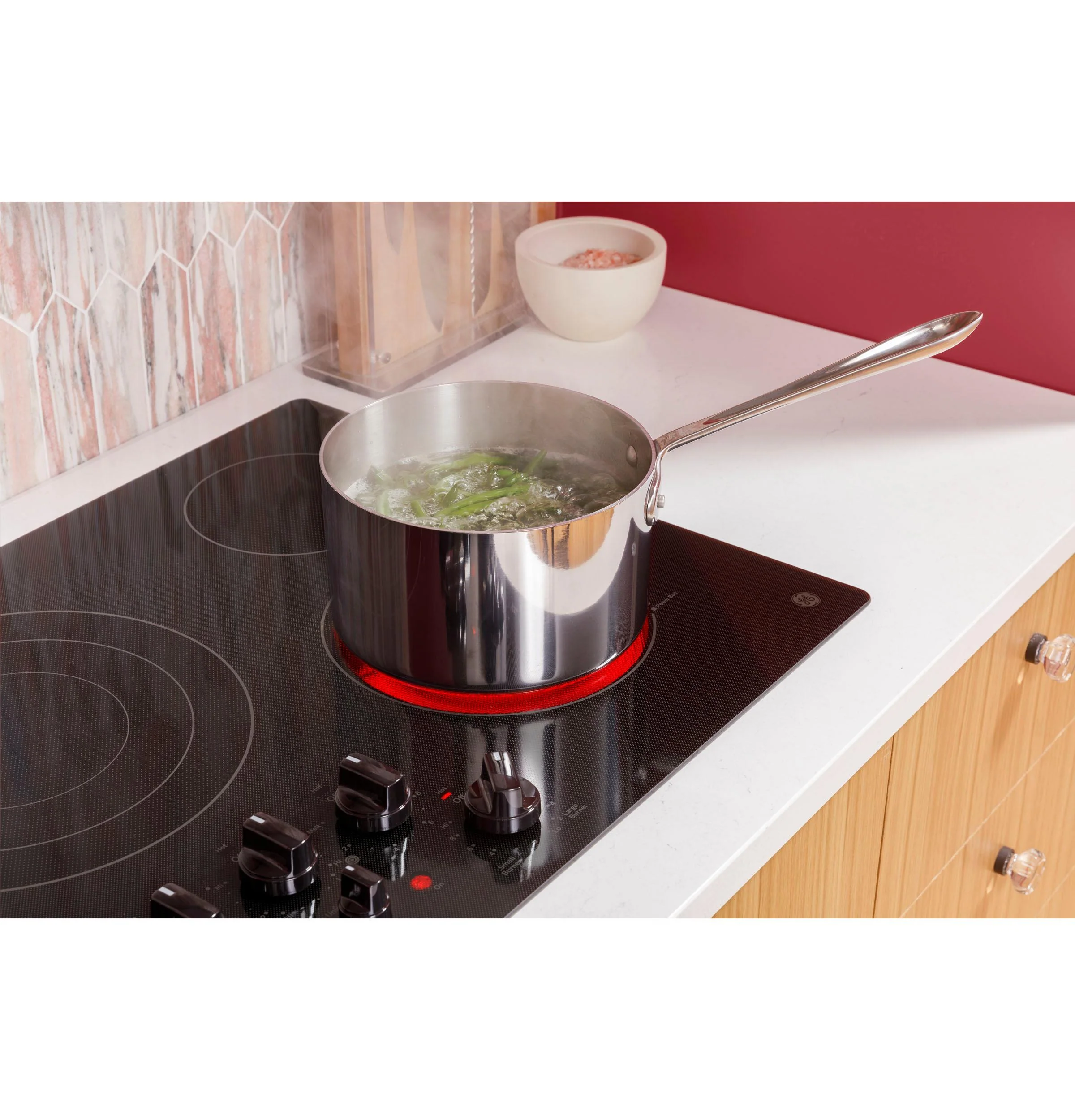 JEP5036STSS GE® 36" Built-In Knob Control Electric Cooktop - Image 8
