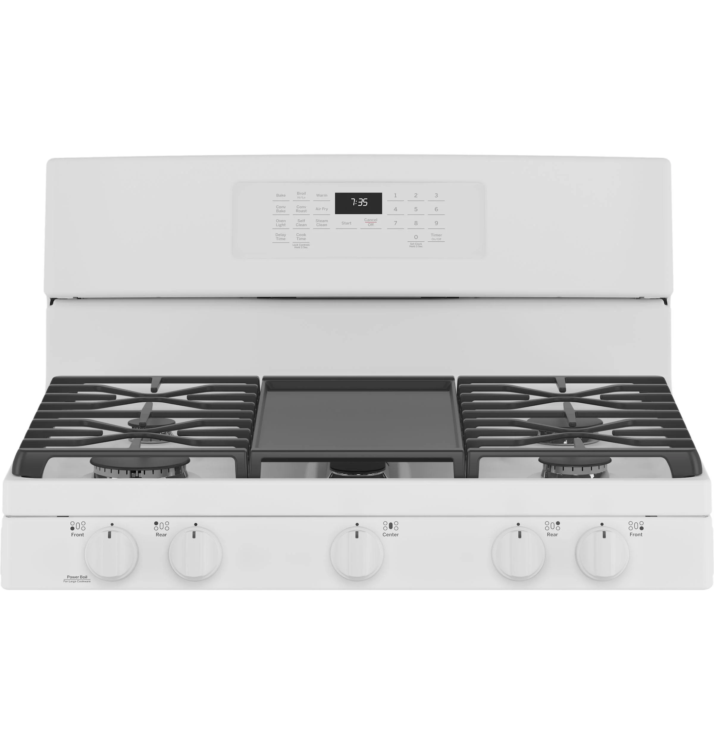 JGB735DPWW GE® 30" Free-Standing Gas Convection Range with No Preheat Air Fry - Image 19