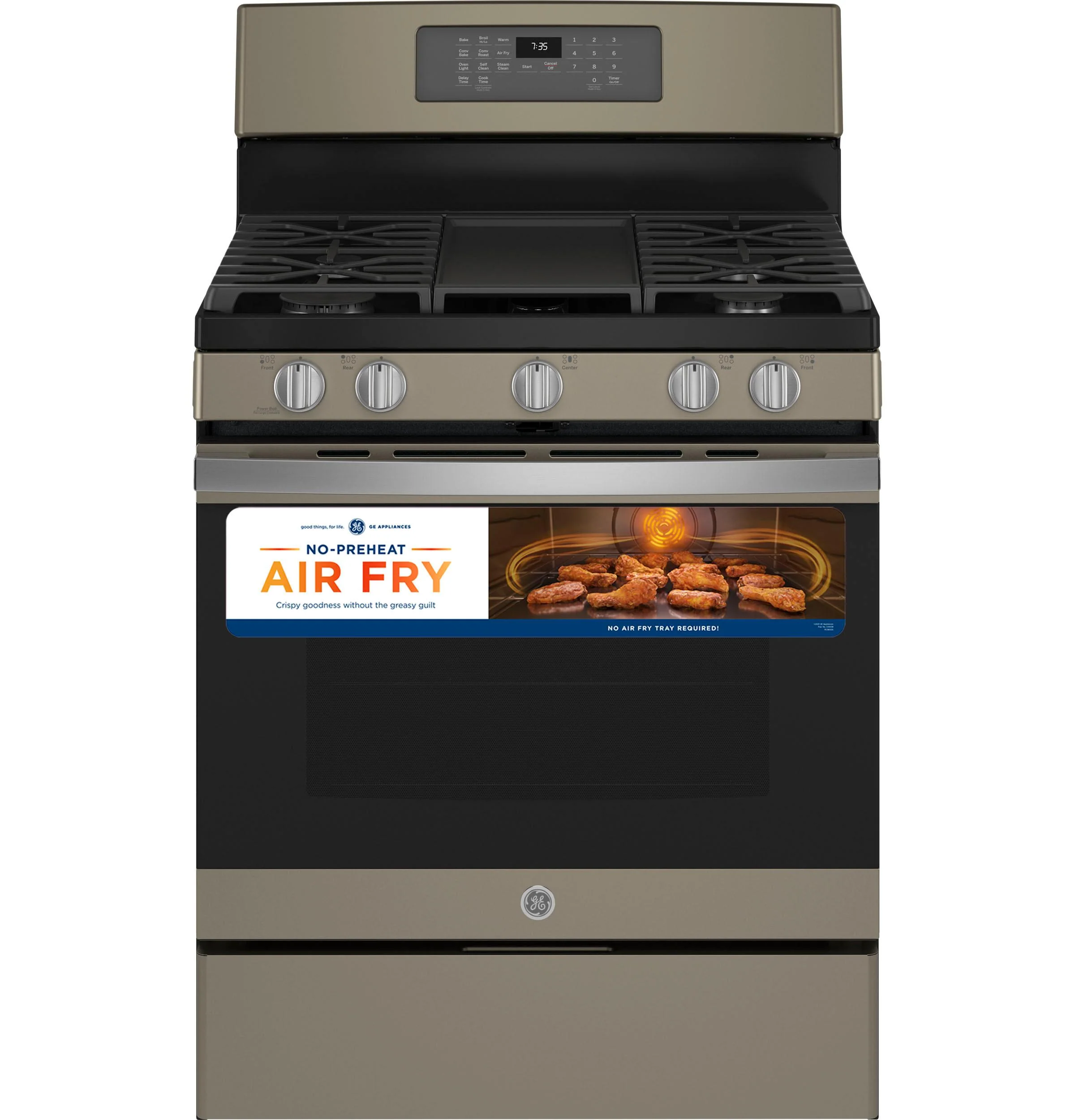 JGB735EPES GE® 30" Free-Standing Gas Convection Range with No Preheat Air Fry - Image 30