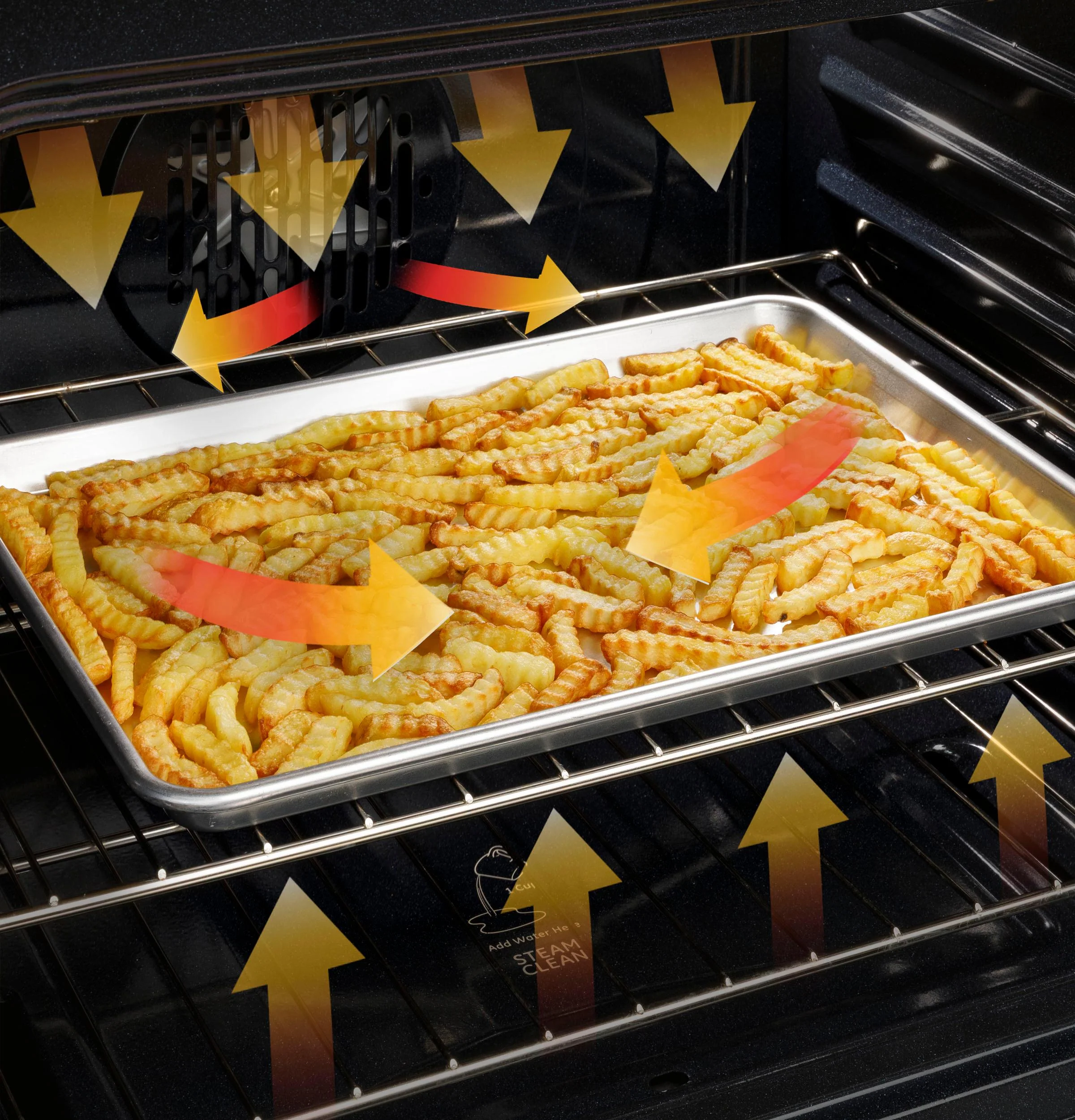 JGB735EPES GE® 30" Free-Standing Gas Convection Range with No Preheat Air Fry - Image 7