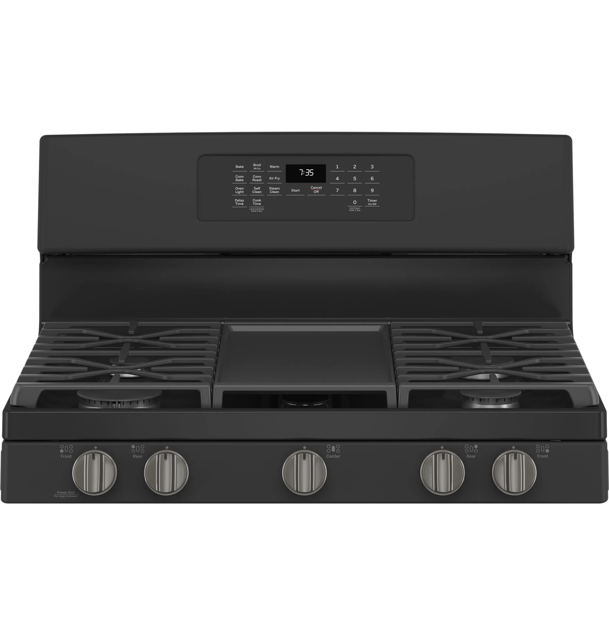 GE® 30" Free-Standing Gas Convection Range with No Preheat Air Fry - Image 4
