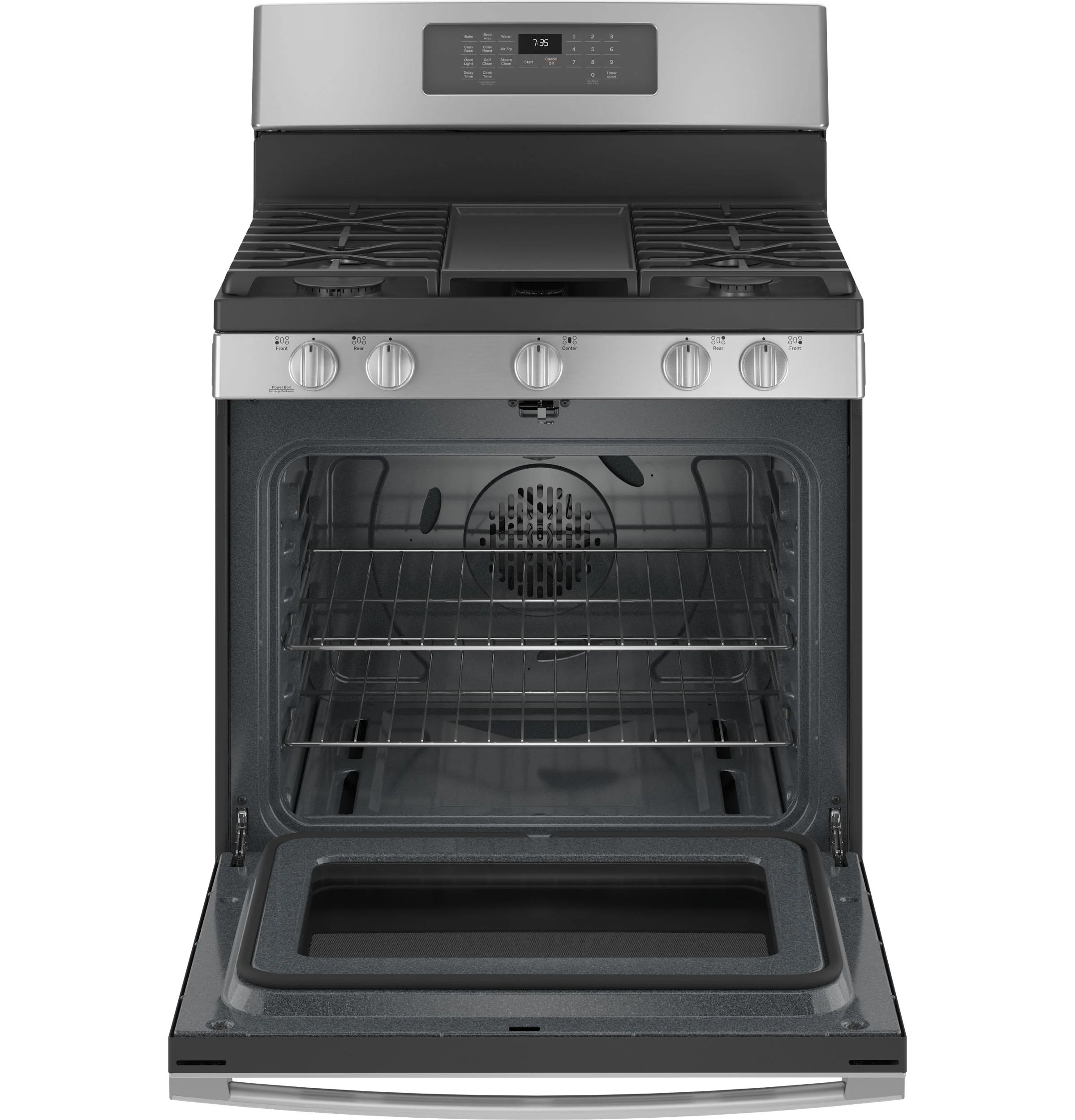 JGB735SPSS GE® 30" Free-Standing Gas Convection Range with No Preheat Air Fry - Image 17
