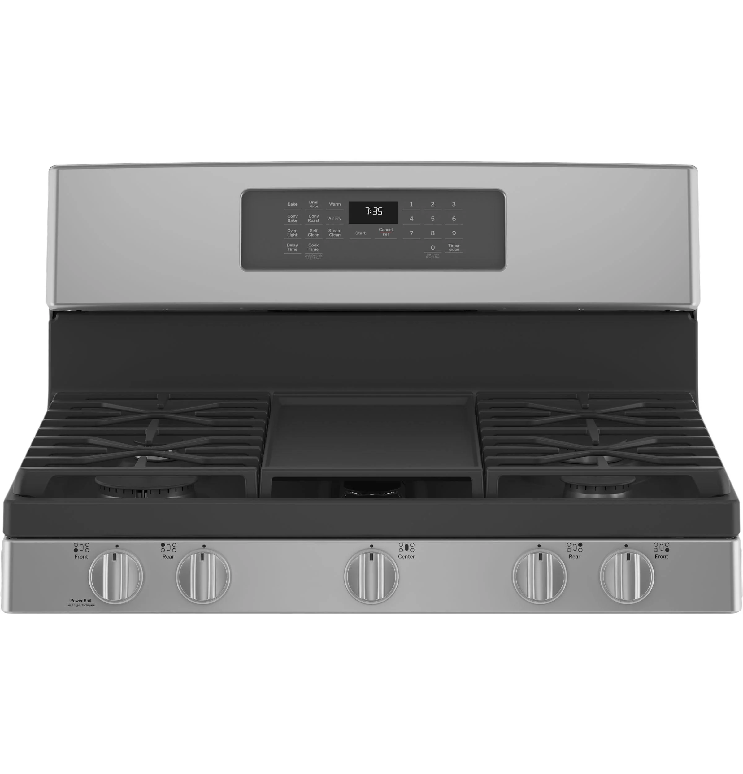 JGB735SPSS GE® 30" Free-Standing Gas Convection Range with No Preheat Air Fry - Image 4