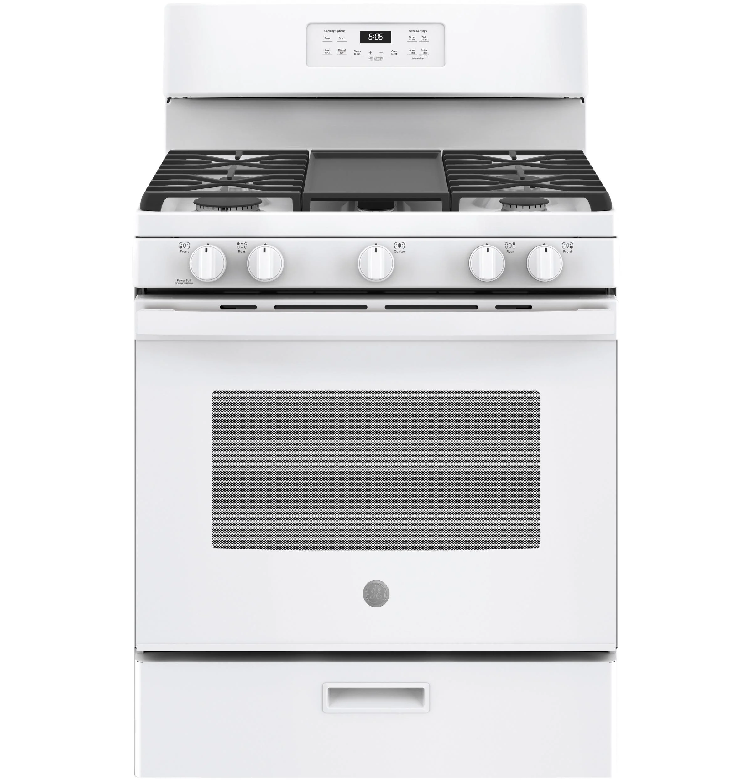 JGBS66DEKWW GE® 30" Free-Standing Gas Range
