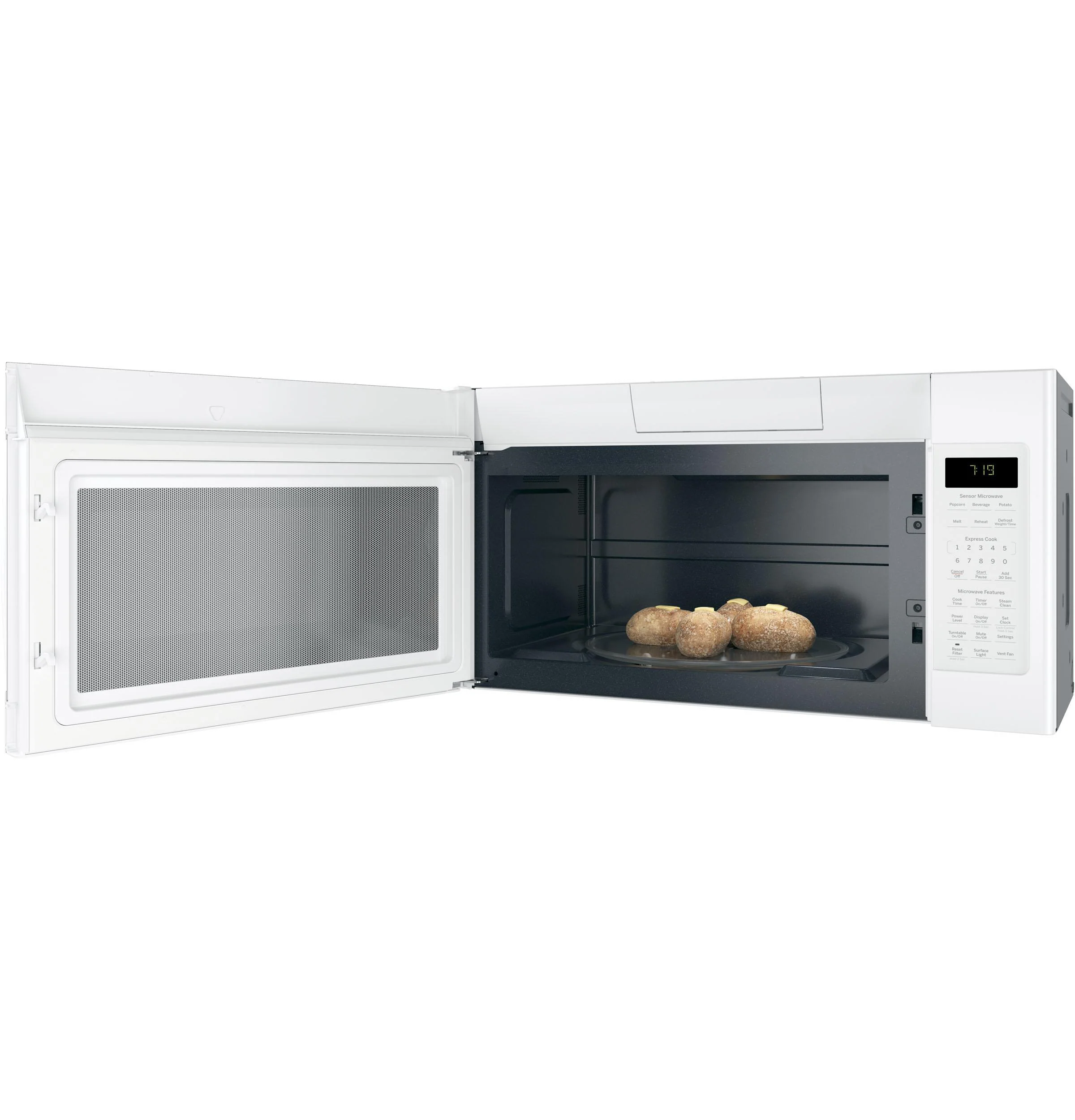 GE® 1.9 Cu. Ft. Over-the-Range Sensor Microwave Oven with Recirculating Venting - Image 6