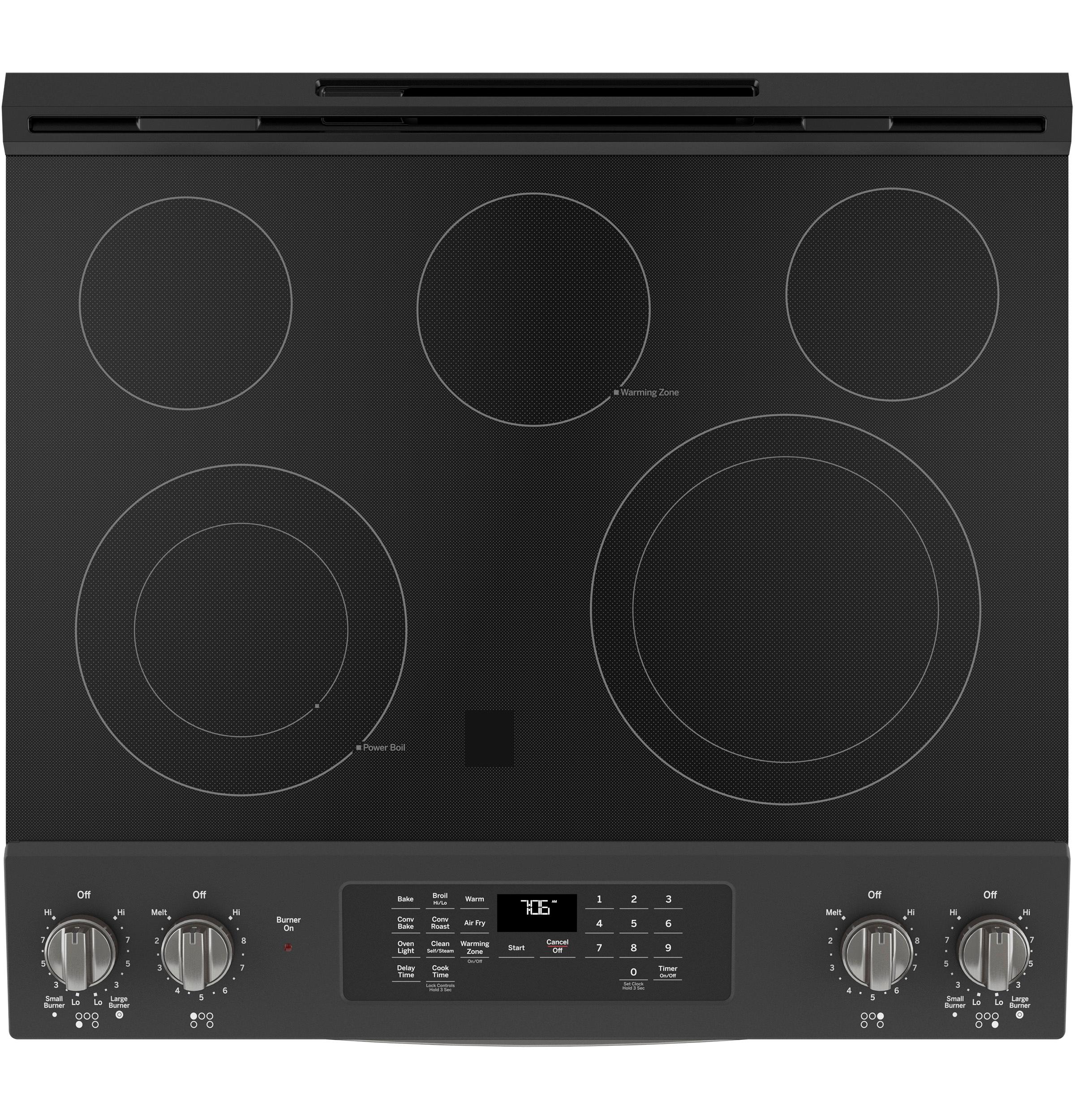 GE® 30" Slide-In Electric Convection Range with No Preheat Air Fry - Image 4