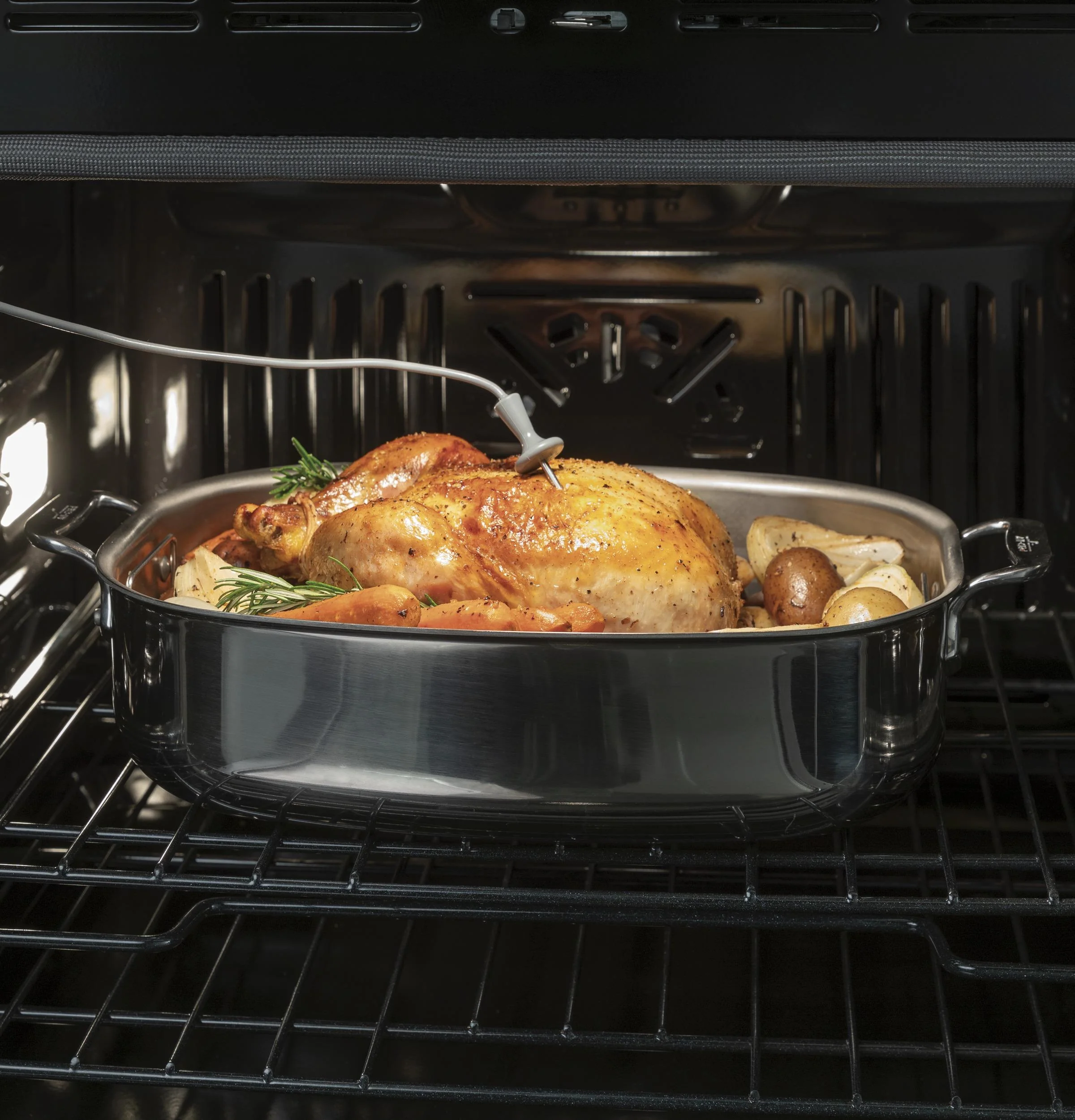 GE® 30" Smart Built-In Self-Clean Convection Double Wall Oven with Never Scrub Racks - Image 17
