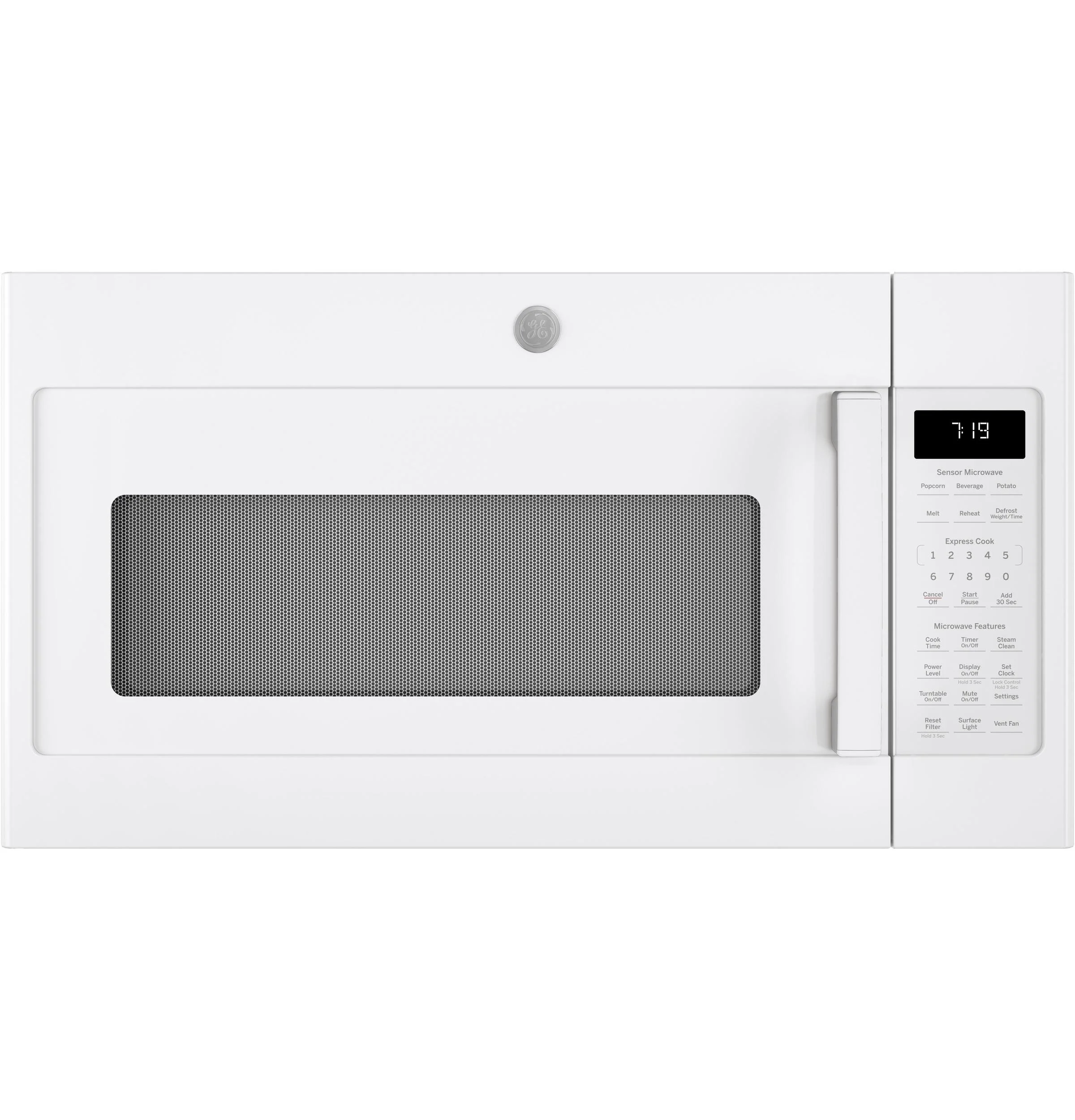 JVM7195DKWW GE® 1.9 Cu. Ft. Over-the-Range Sensor Microwave Oven