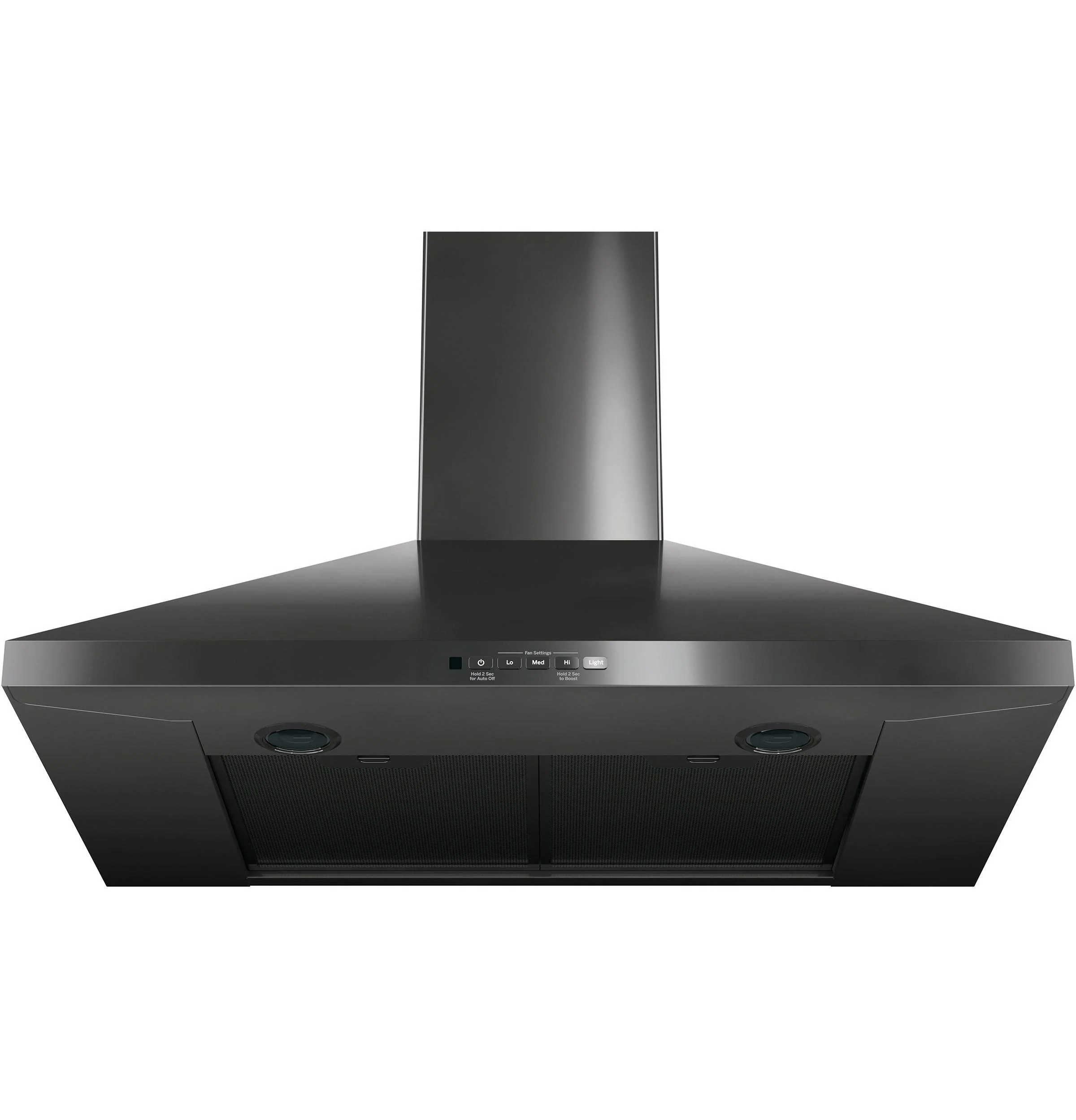 JVW5301BJTS GE® 30" Wall-Mount Pyramid Chimney Hood - Image 2