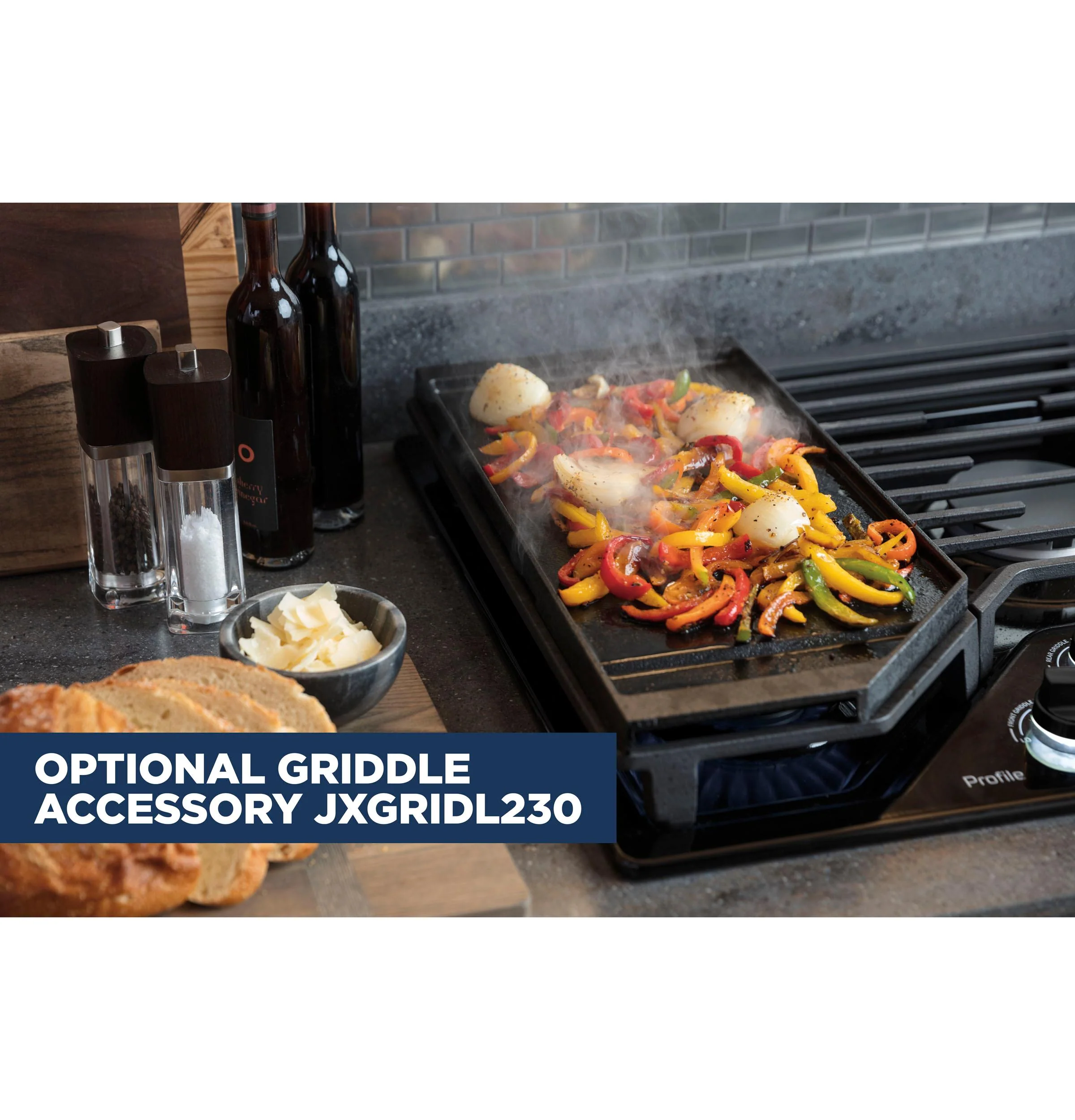 Ge Appliances JXGRIDL230 Optional 30" Cast Iron Griddle - Image 6