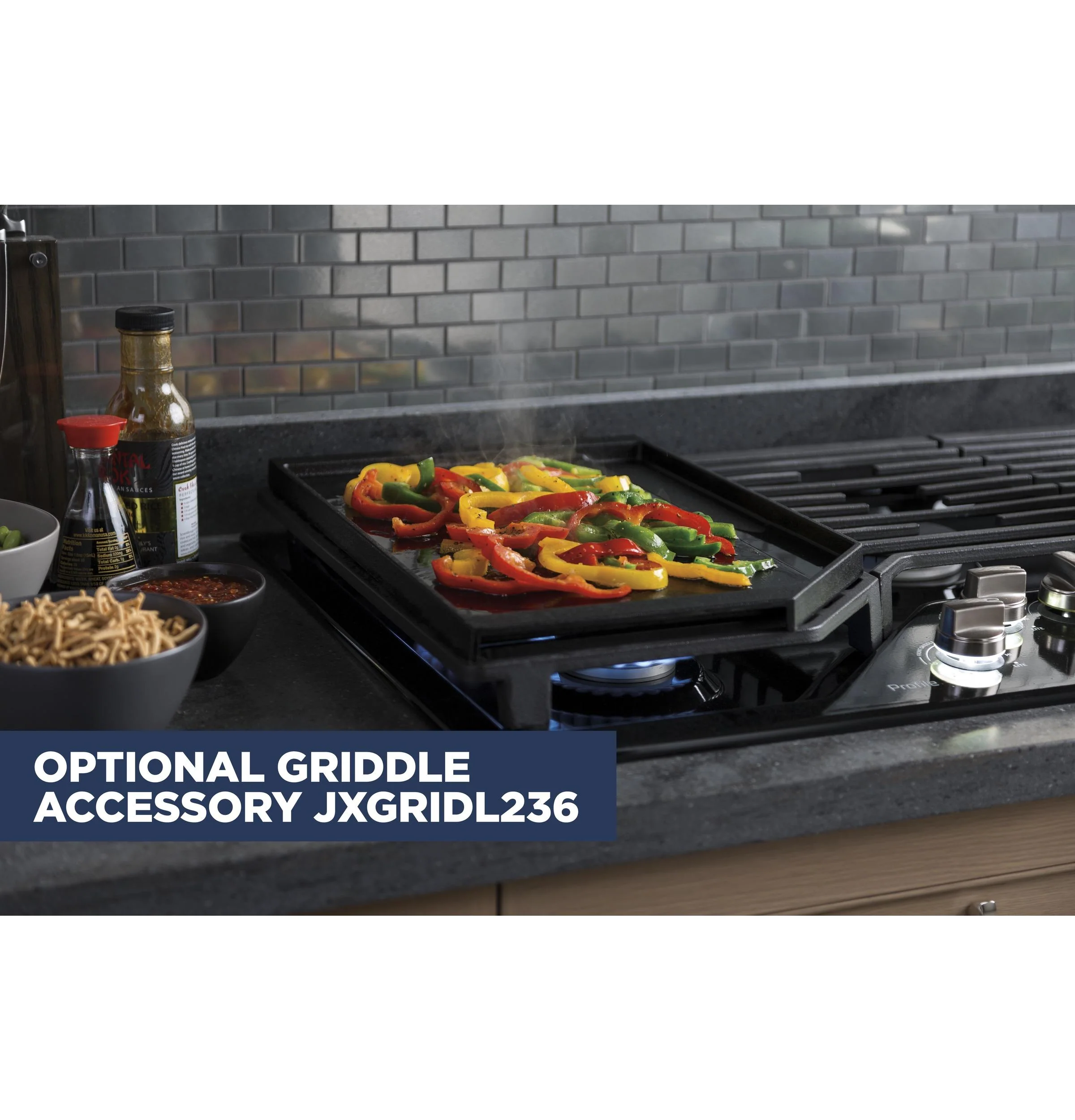 Ge Appliances JXGRIDL236 Optional 36" Cast Iron Griddle - Image 6