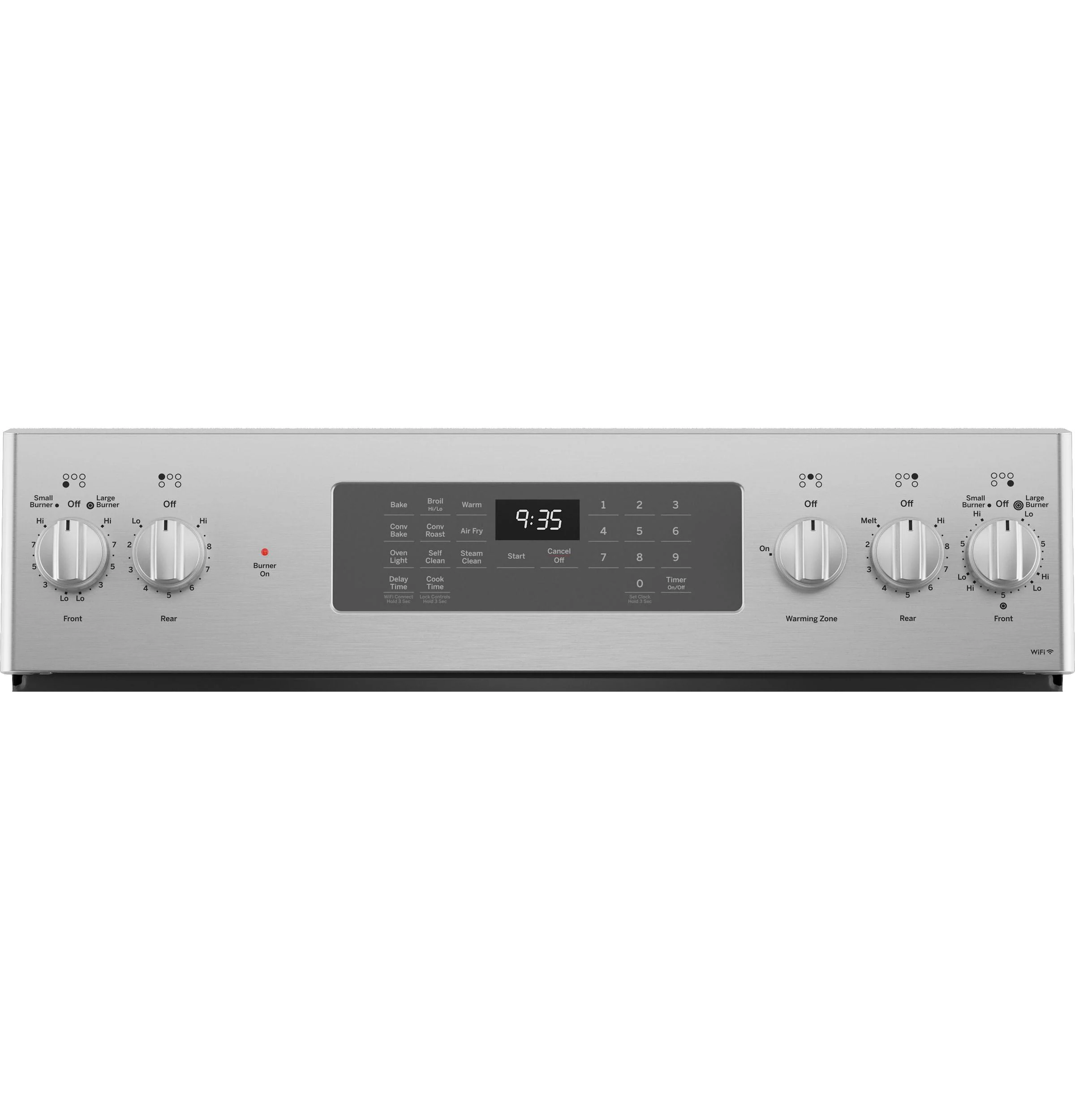 GE Profile™ 30" Smart Free-Standing Electric Convection Fingerprint Resistant Range with No Preheat Air Fry - Image 4