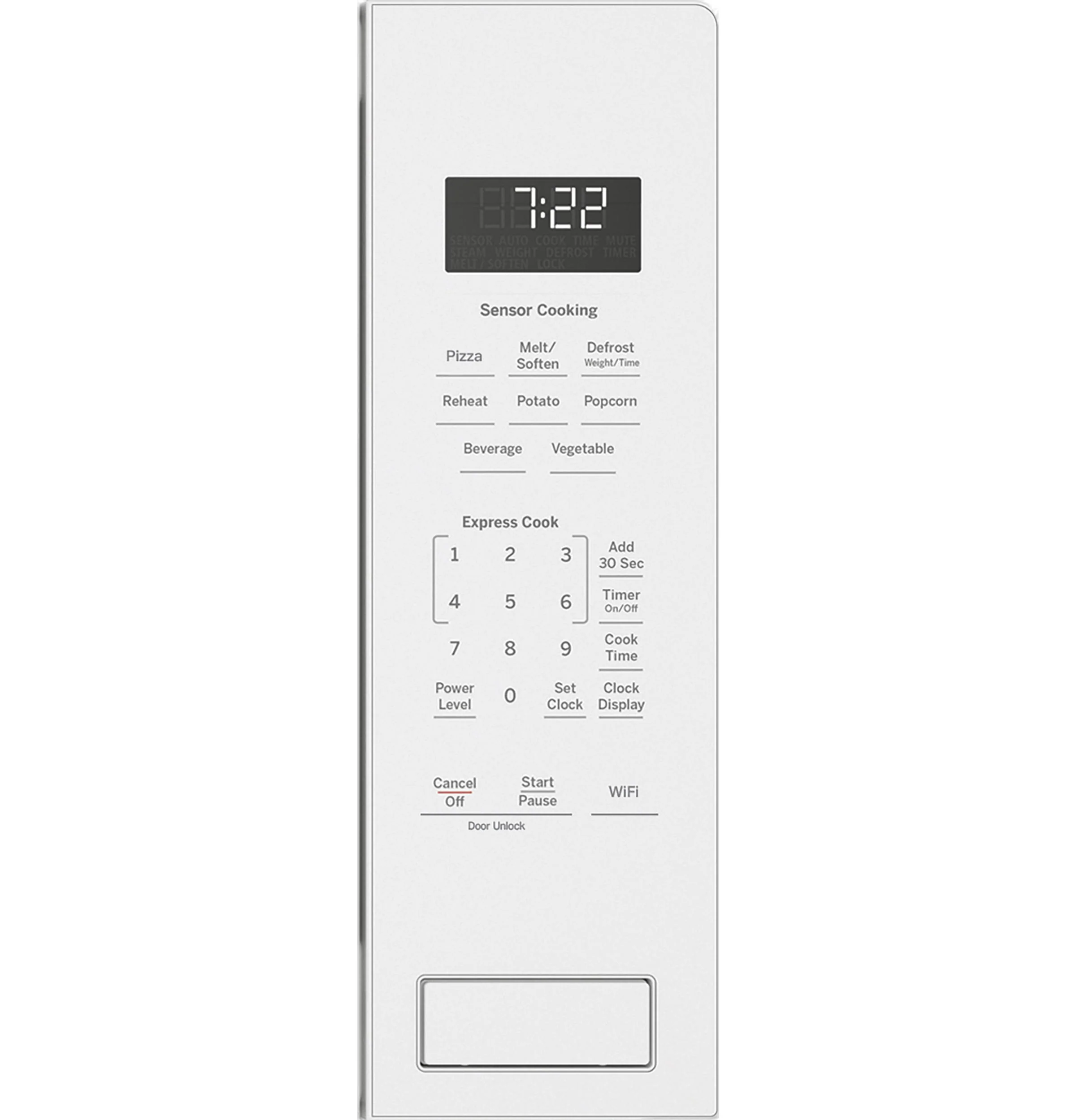 PCWK22U1WWW GE Profile™ 2.2 Cu. Ft. Built-In Sensor Microwave Oven - Image 2