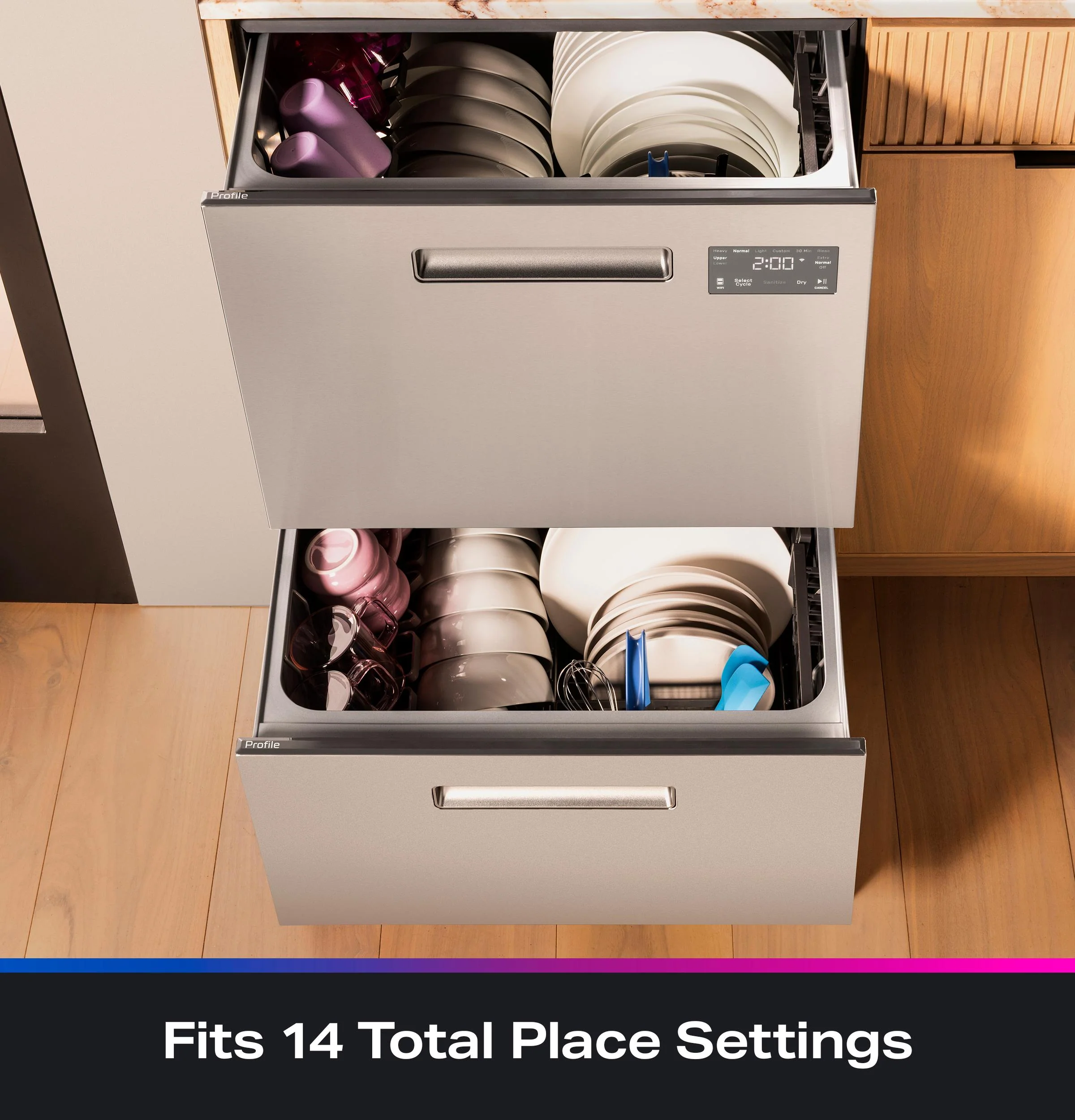 PDD415PYYFS GE Profile™ Dishwasher Double Drawer - Image 10