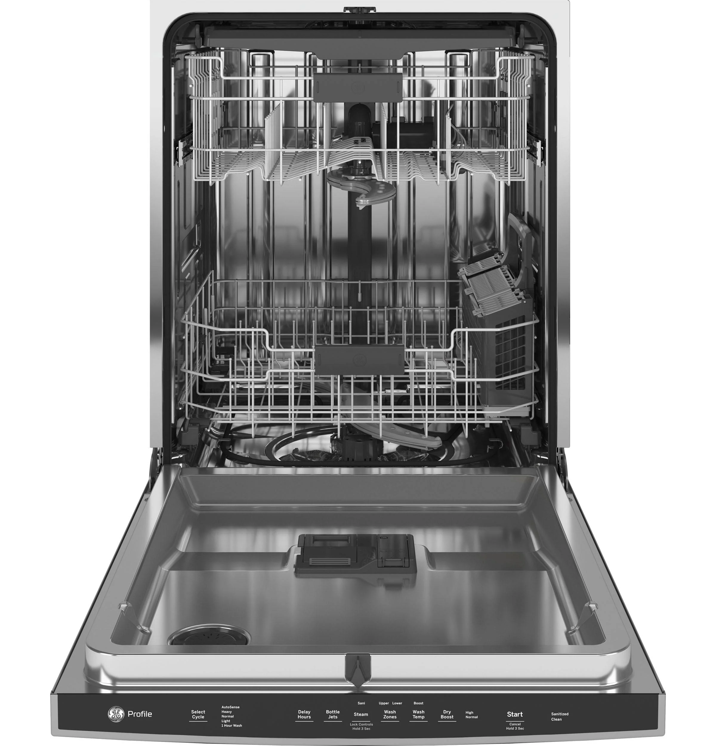 GE Profile™ Fingerprint Resistant Top Control with Stainless Steel Interior Dishwasher with Sanitize Cycle & Dry Boost with Fan Assist - Image 29